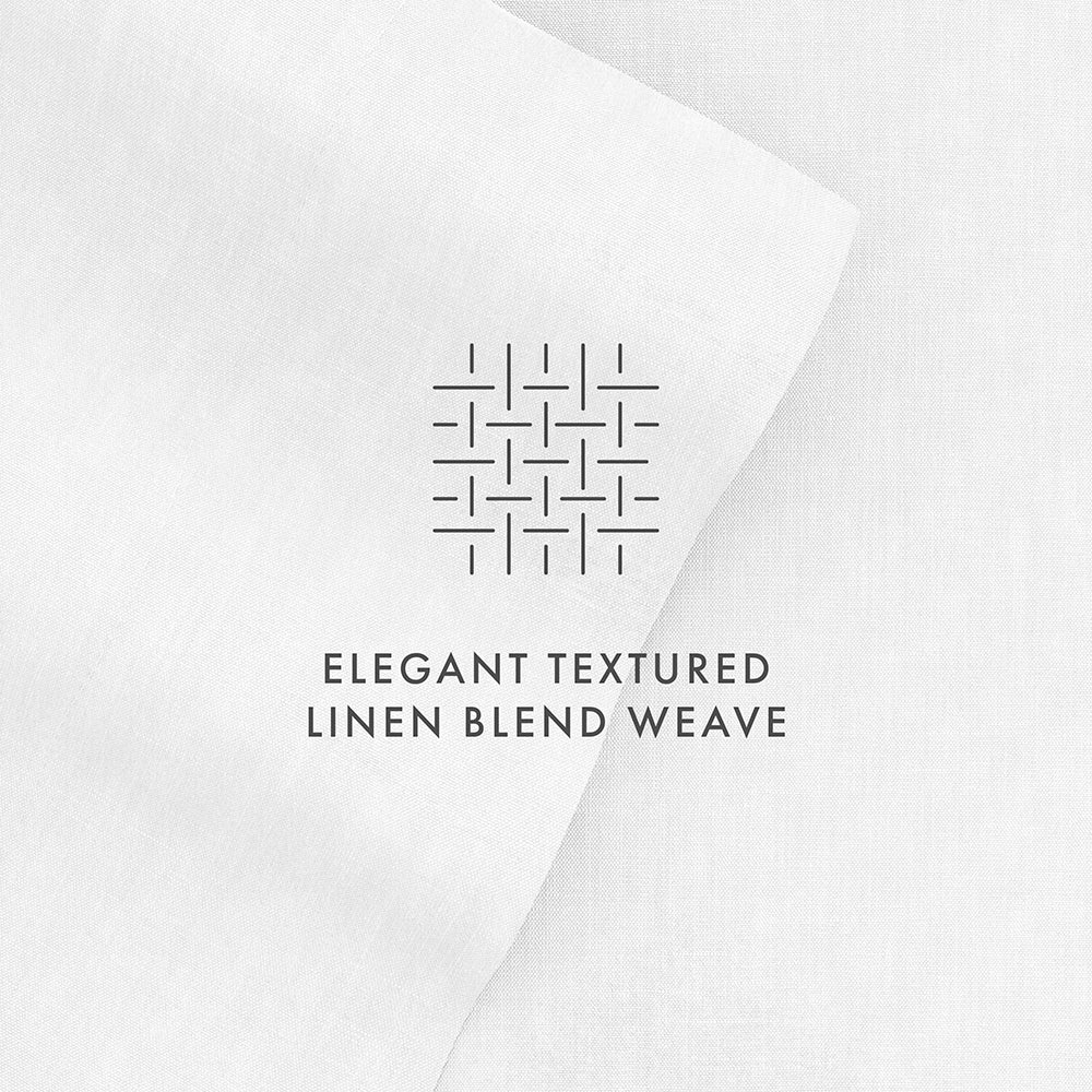 4-Piece Linen Bamboo Blend Sheet Set - Image 20