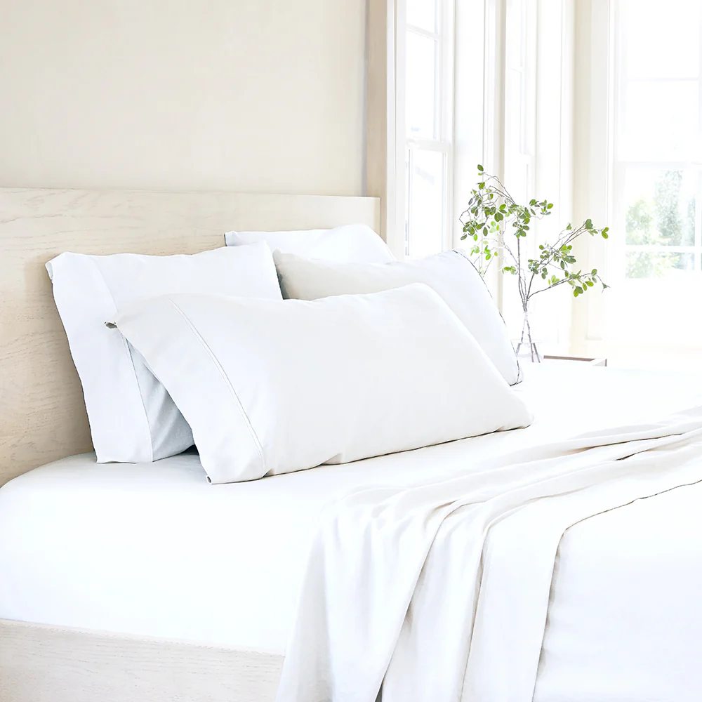 4-Piece Linen Bamboo Blend Sheet Set - Image 8