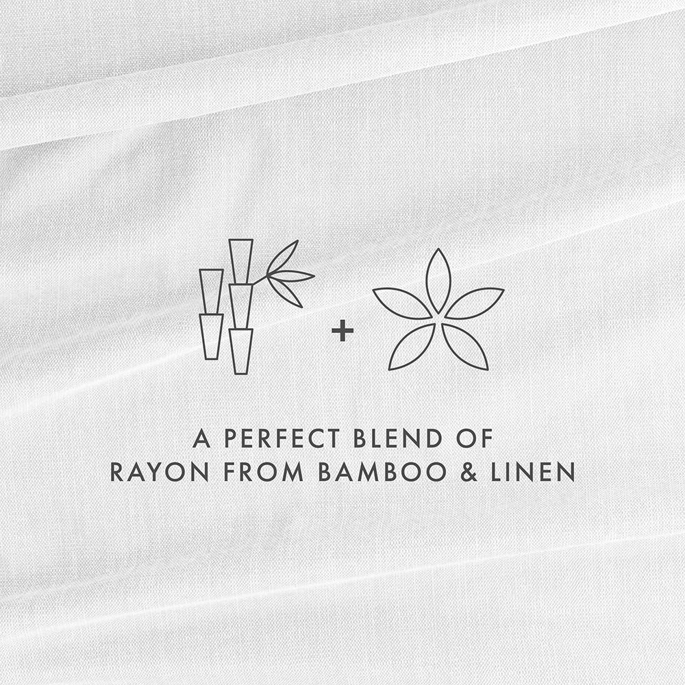 4-Piece Linen Bamboo Blend Sheet Set (Sale) - Image 24