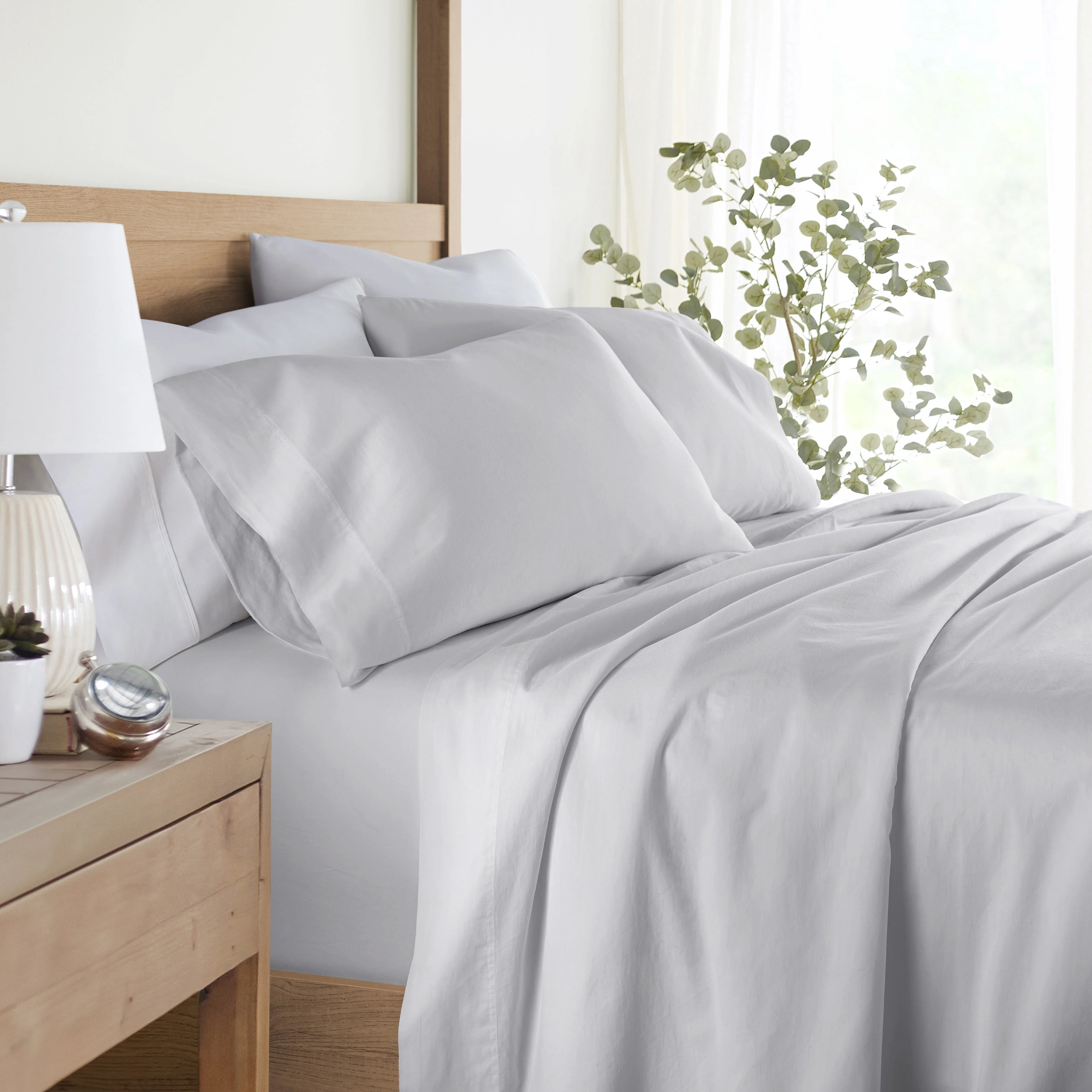 4 Piece Long Staple 100% Cotton Sheet Set (Sale) - Image 11