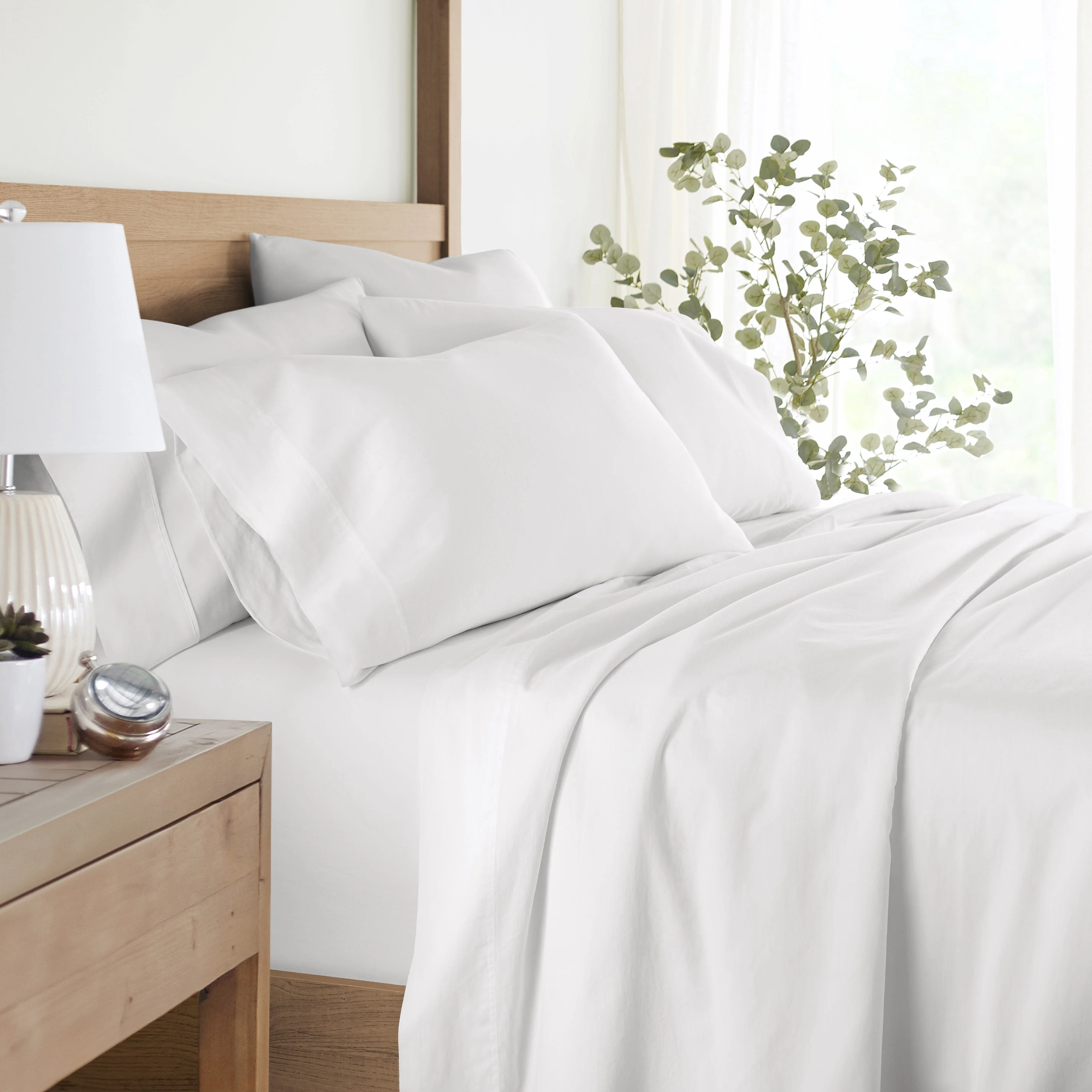 4 Piece Long Staple 100% Cotton Sheet Set (Sale) - Image 12
