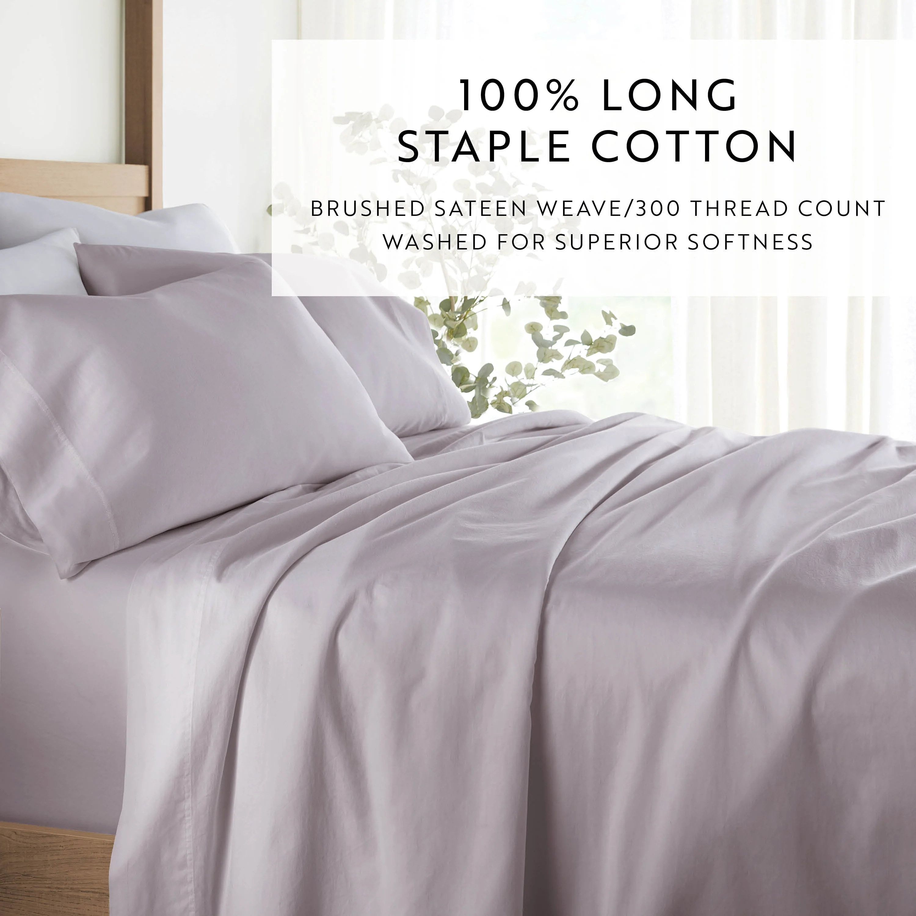 4 Piece Long Staple 100% Cotton Sheet Set (Sale) - Image 64