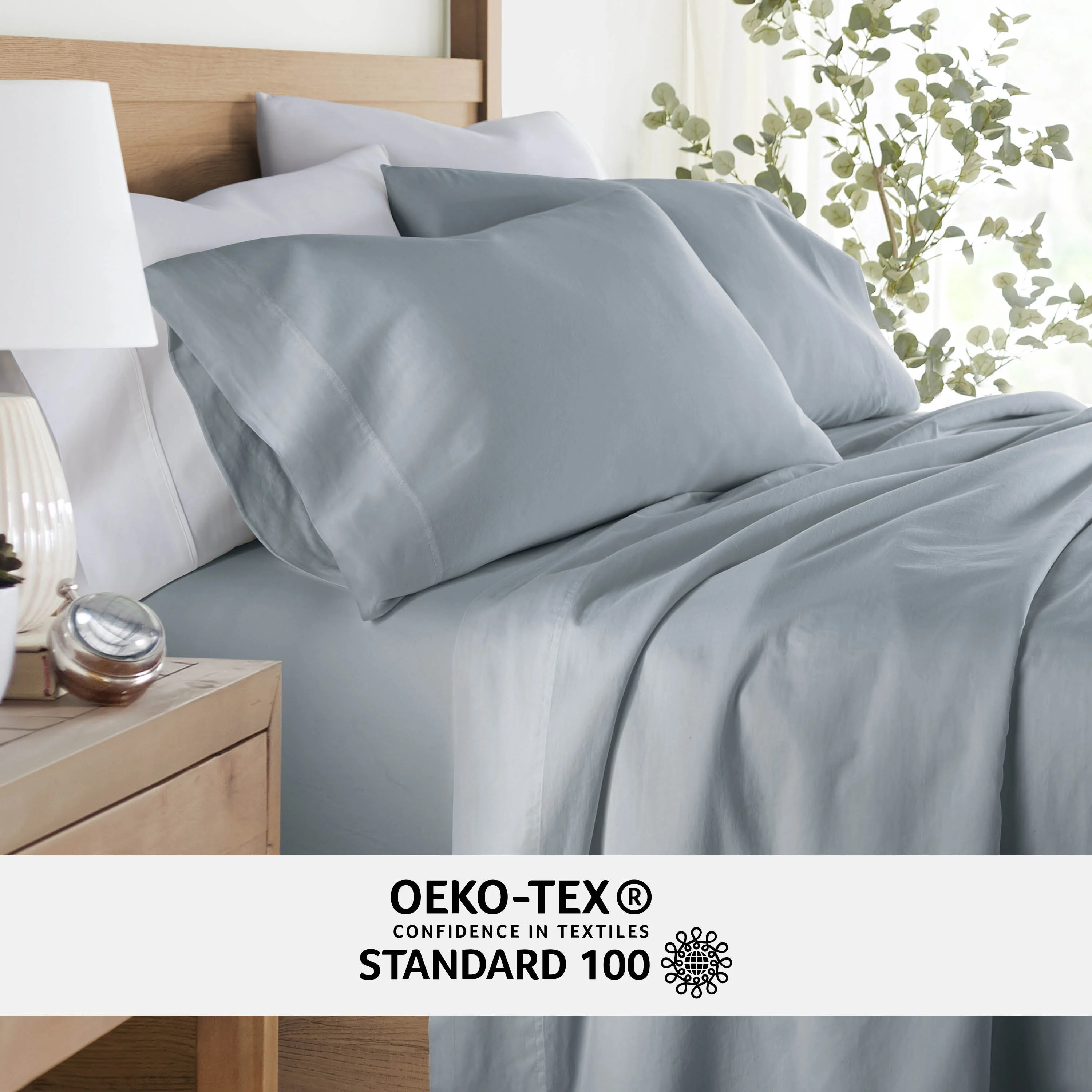 4 Piece Long Staple 100% Cotton Sheet Set (Sale) - Image 72