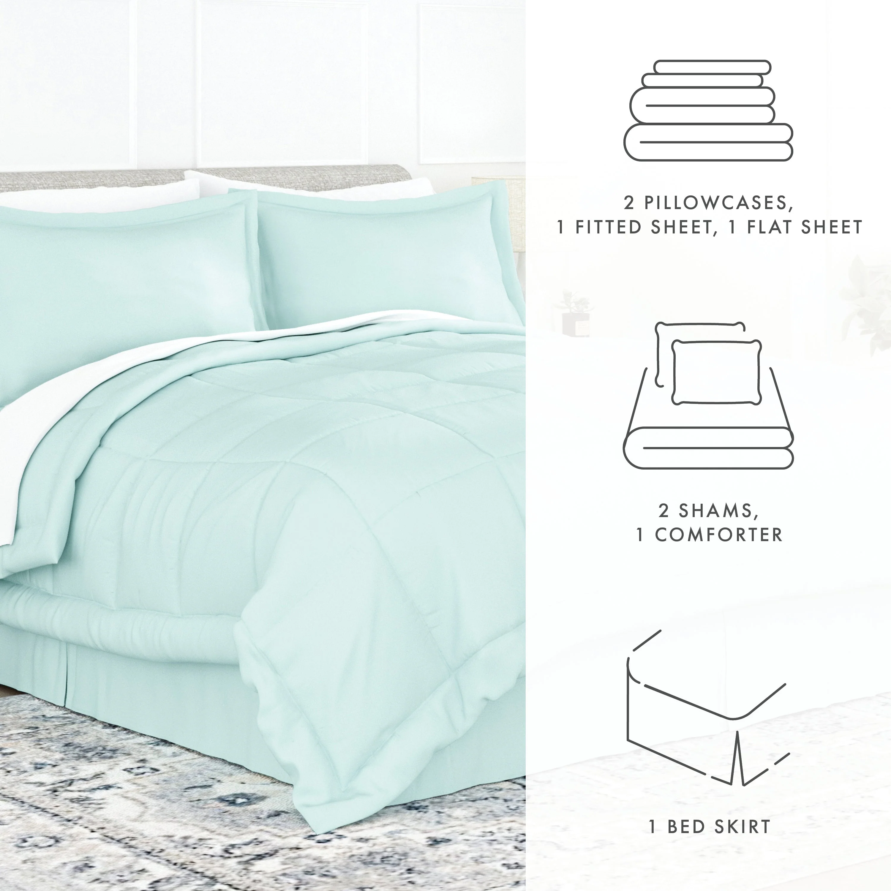 8-Piece Down-Alternative Comforter Set (Sale) - Image 27