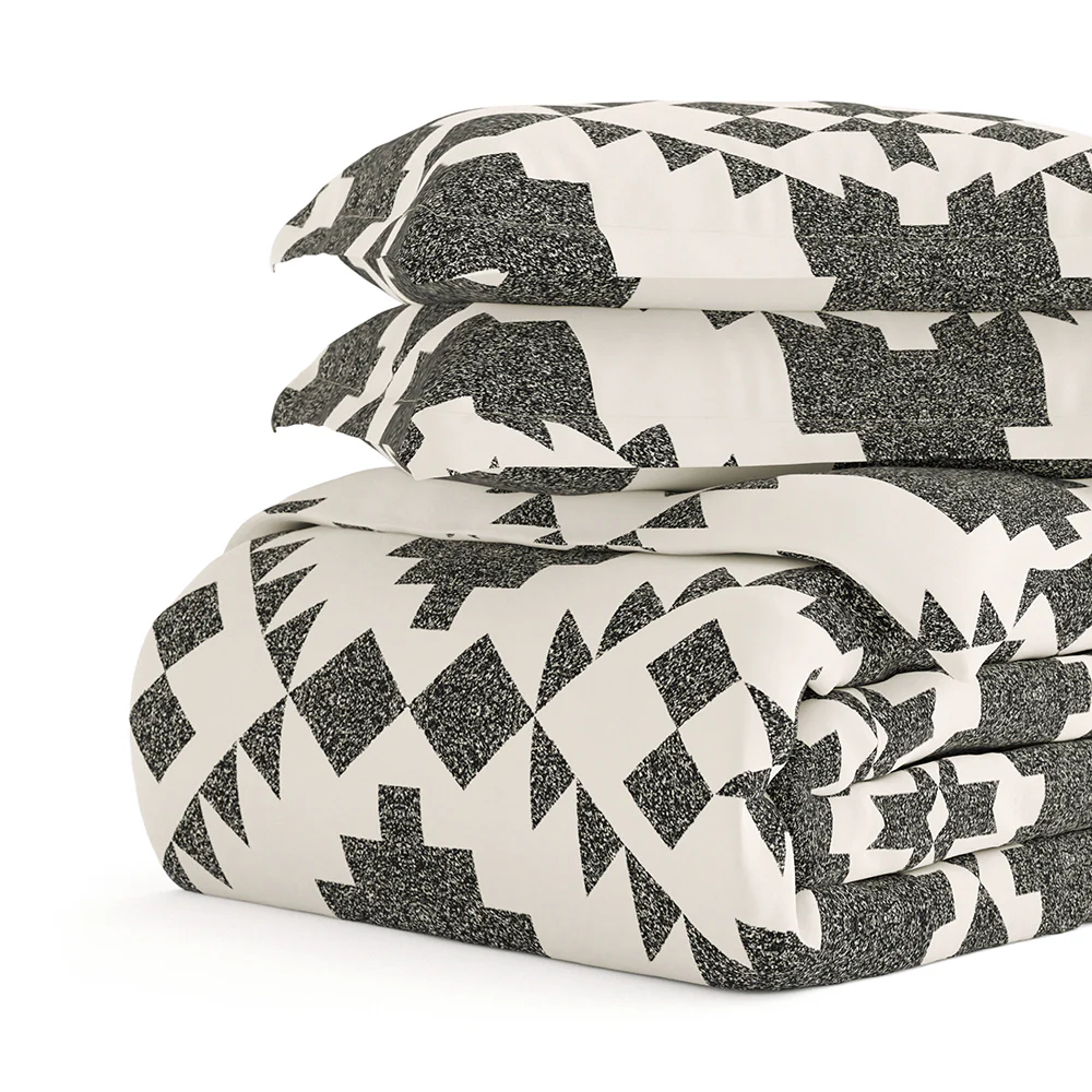 Adobe Diamond Pattern 3-Piece Duvet Cover Set - Image 14