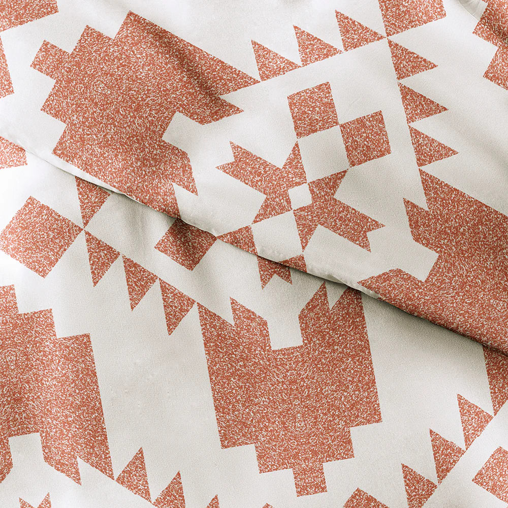 Adobe Diamond Pattern 3-Piece Duvet Cover Set - Image 21
