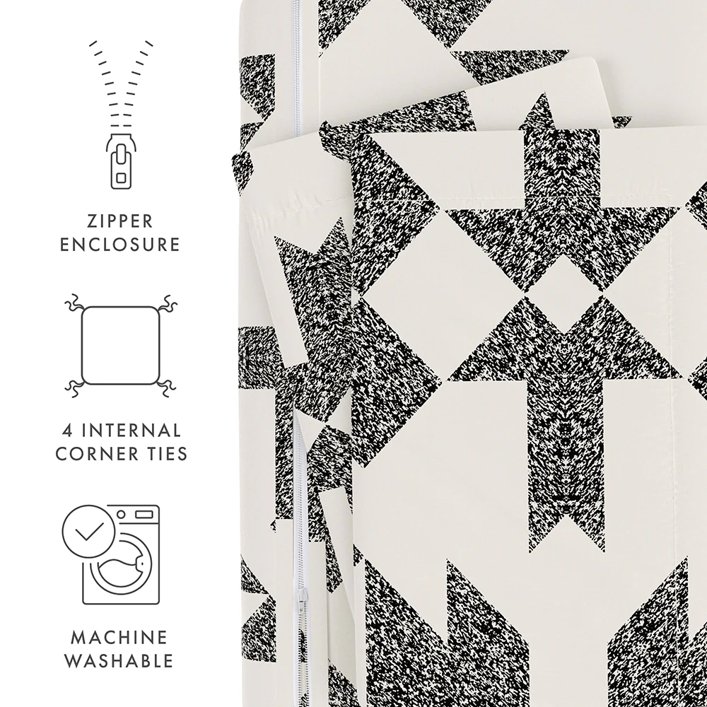 Adobe Diamond Pattern 3-Piece Duvet Cover Set - Image 26