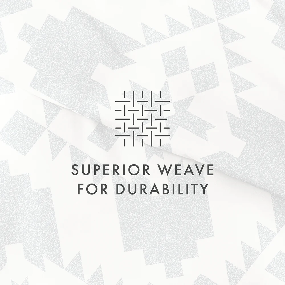 Adobe Diamond Pattern 3-Piece Duvet Cover Set - Image 28