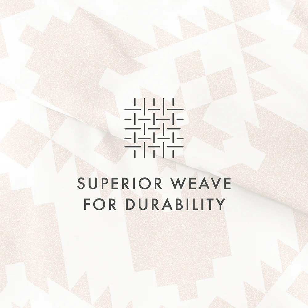 Adobe Diamond Pattern 3-Piece Duvet Cover Set - Image 30