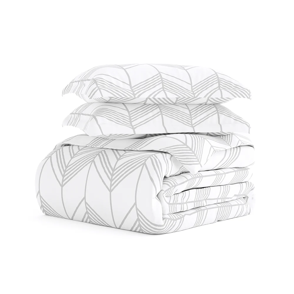 Alps Chevron Pattern 3-Piece Duvet Cover Set - Image 4