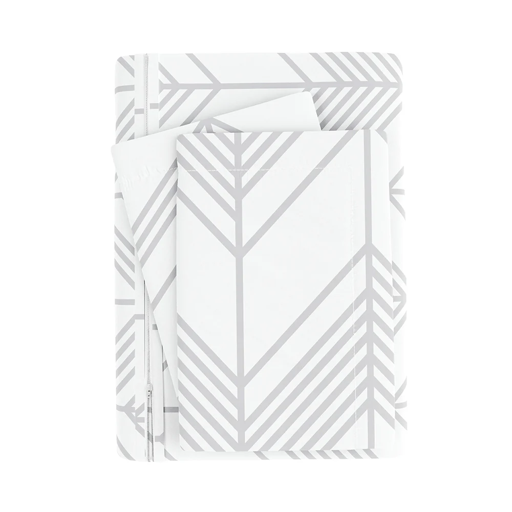 Alps Chevron Pattern 3-Piece Duvet Cover Set - Image 6