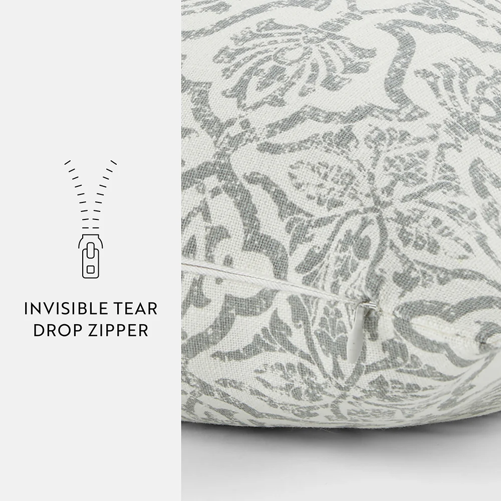 Antique Floral Patterned Throw Pillow - Image 29