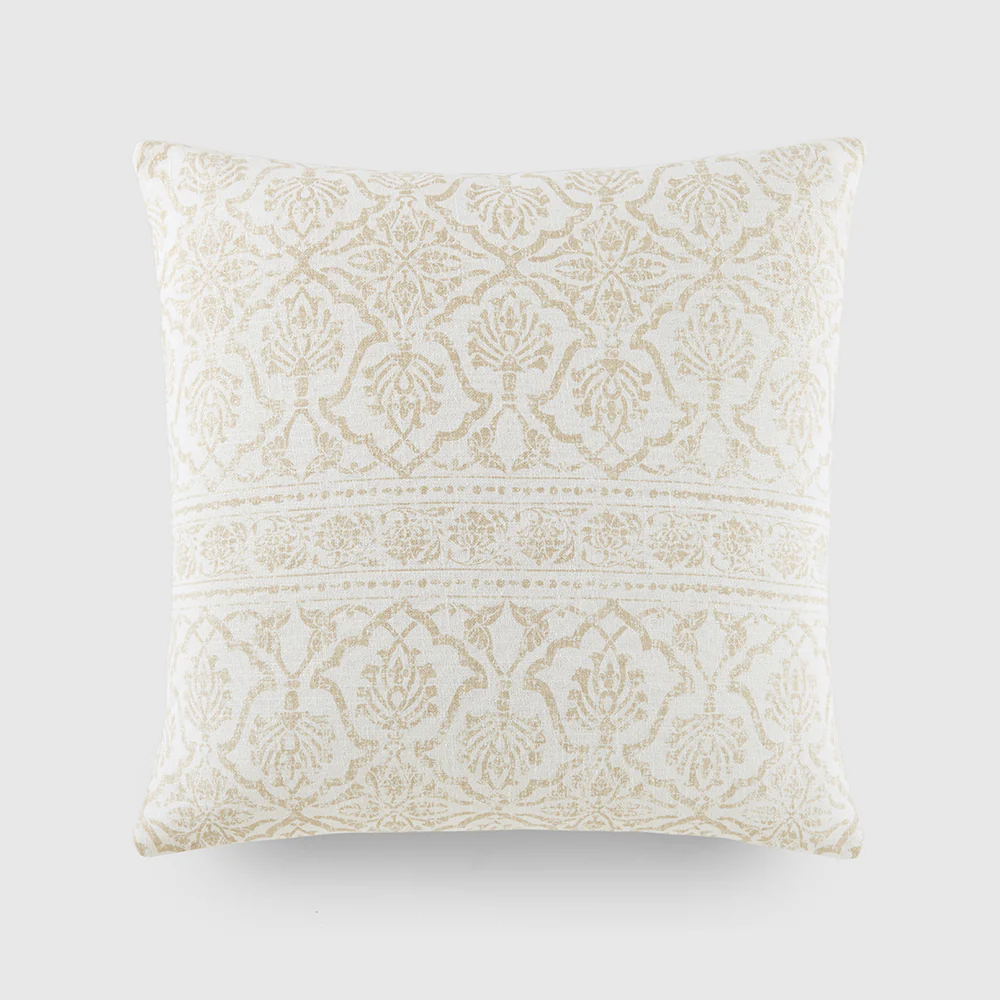Antique Floral Patterned Throw Pillow - Image 3