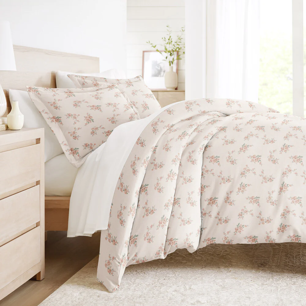 Apricot Pattern 3-Piece Duvet Cover Set - Image 2