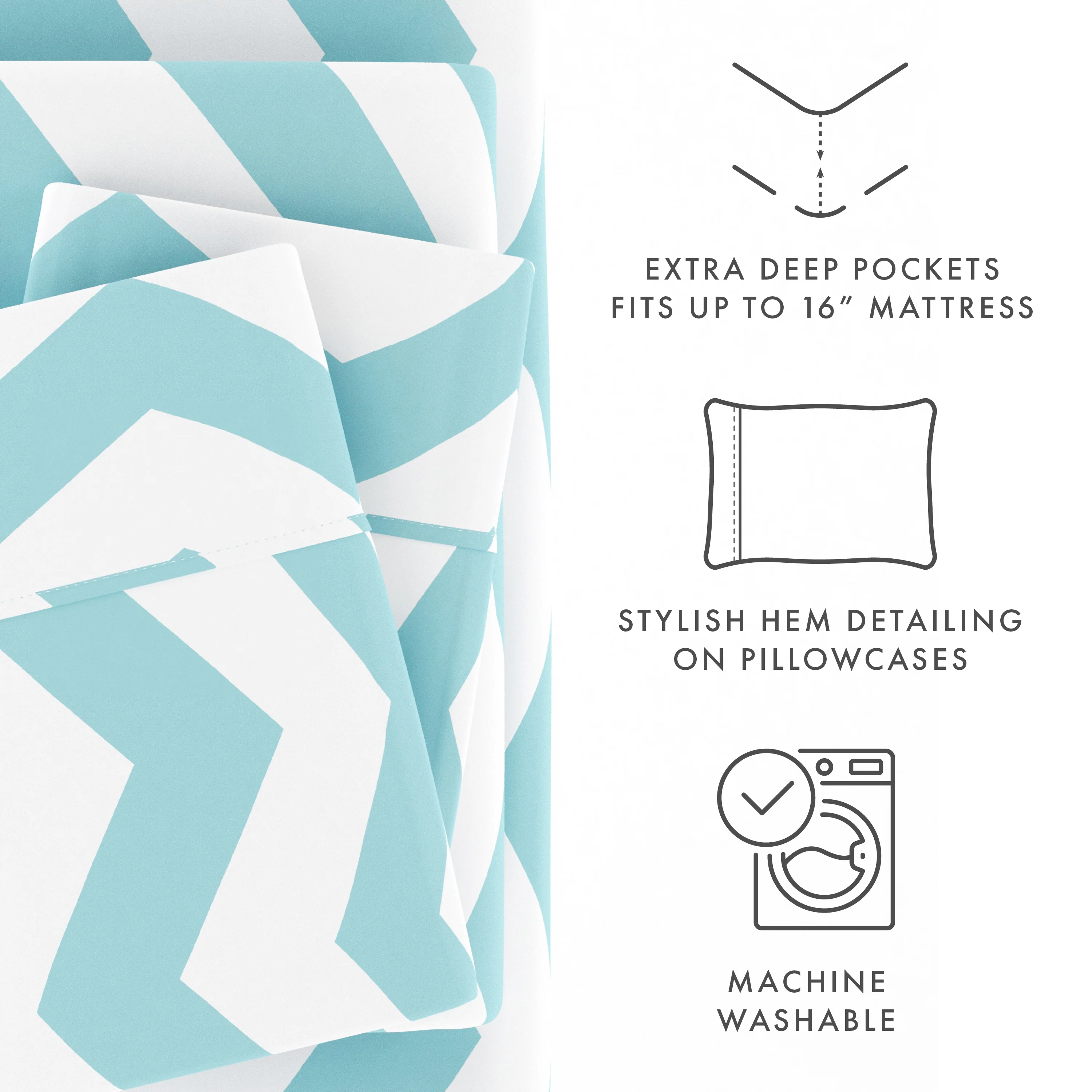 Arrow Pattern 4-Piece Sheet Set - Image 19