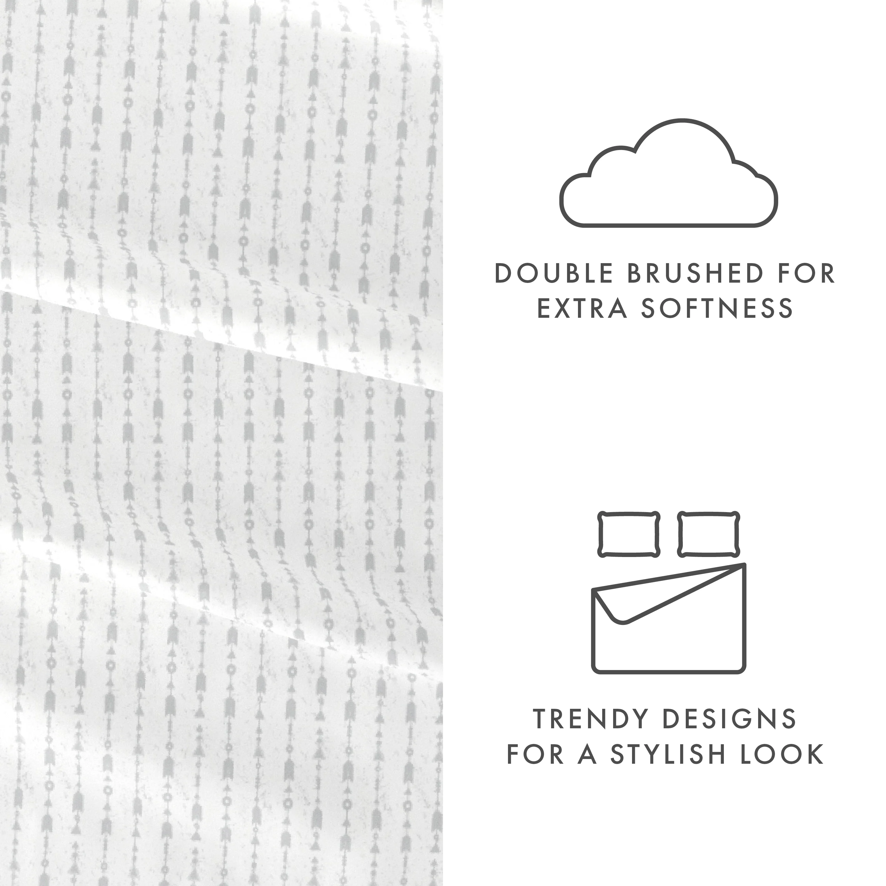 Beaded Arrows Pattern 4-Piece Sheet Set - Image 12