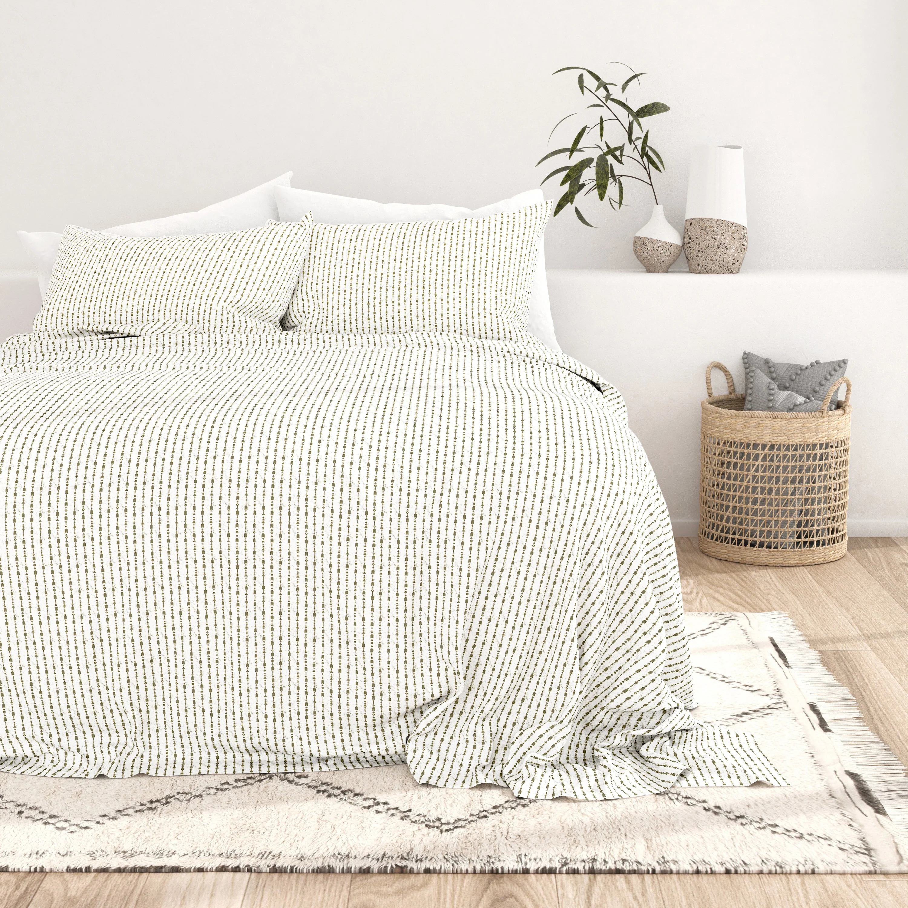 Beaded Arrows Pattern 4-Piece Sheet Set - Sale - Image 5