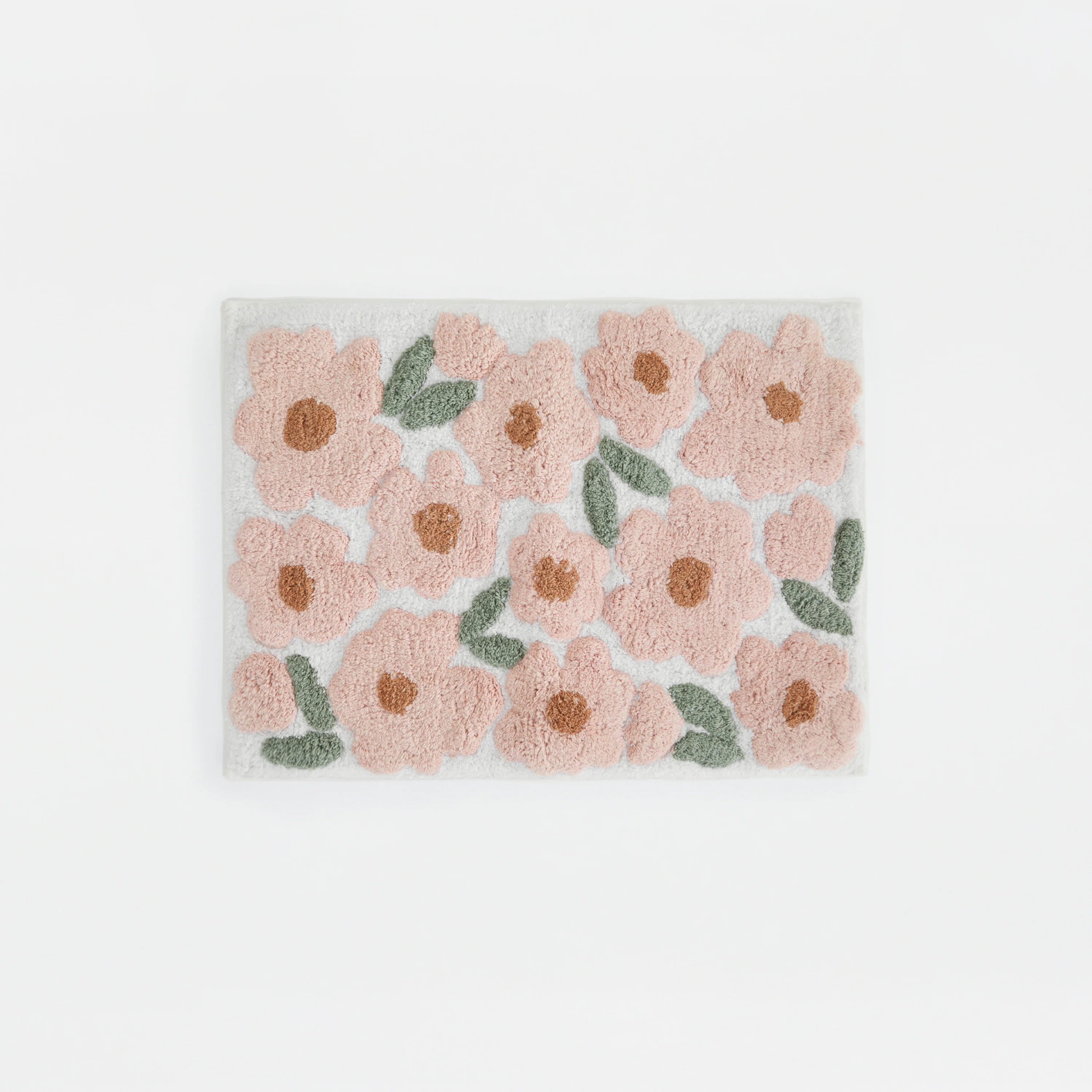 100% Cotton Blossoms Patterned Bath Mat - Image 7
