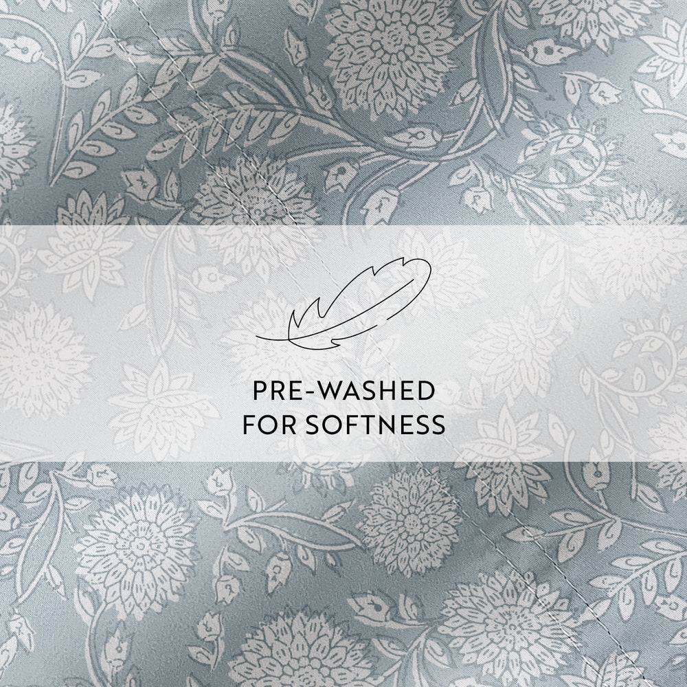 Bohemian Garden 4-Piece Long Staple Cotton Sheet Set - Image 4