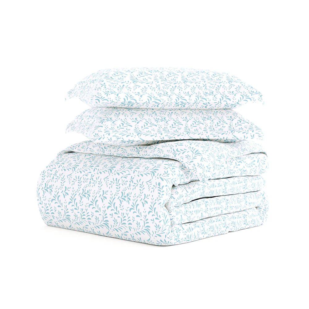 Burst of Vines Pattern 3-Piece Duvet Cover Set - Image 11