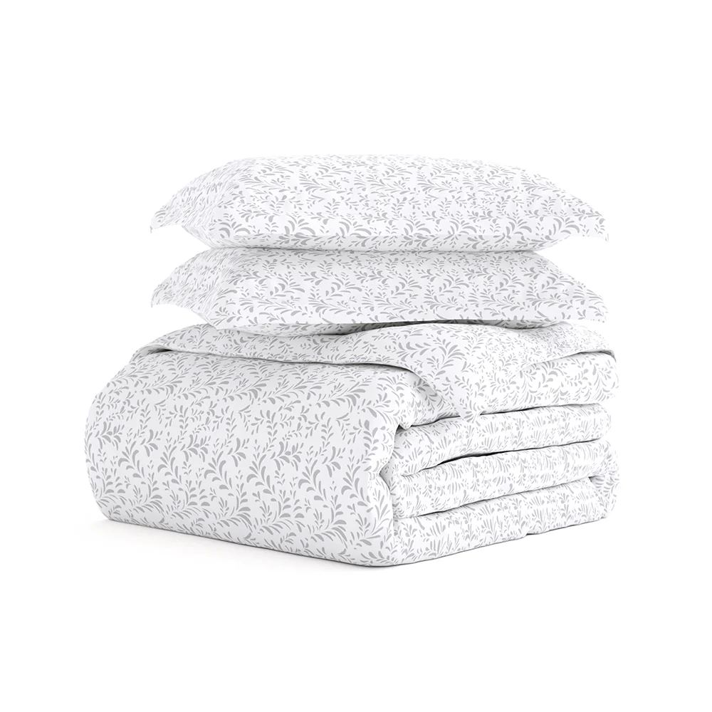 Burst of Vines Pattern 3-Piece Duvet Cover Set - Image 12