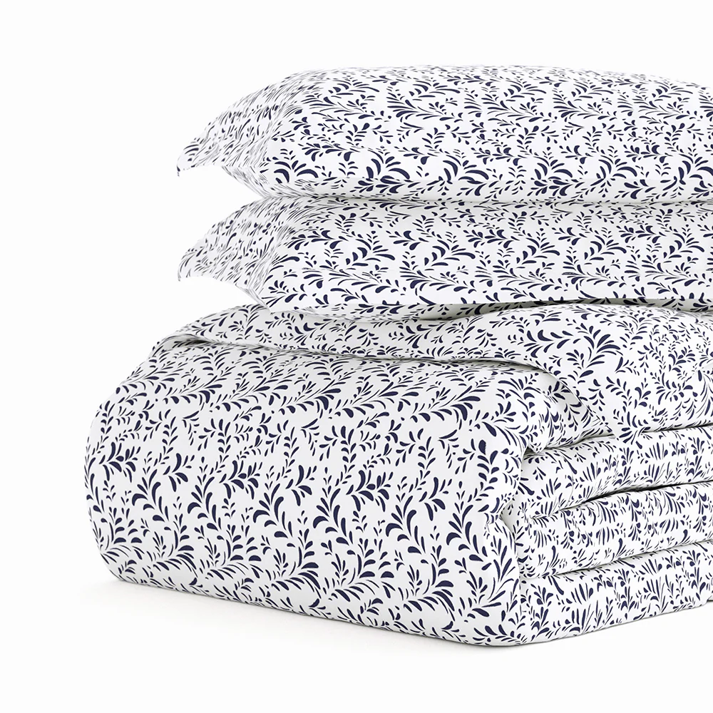 Burst of Vines Pattern 3-Piece Duvet Cover Set - Image 13