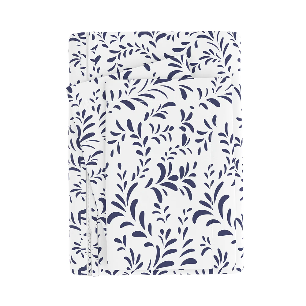 Burst of Vines Pattern 3-Piece Duvet Cover Set - Image 16
