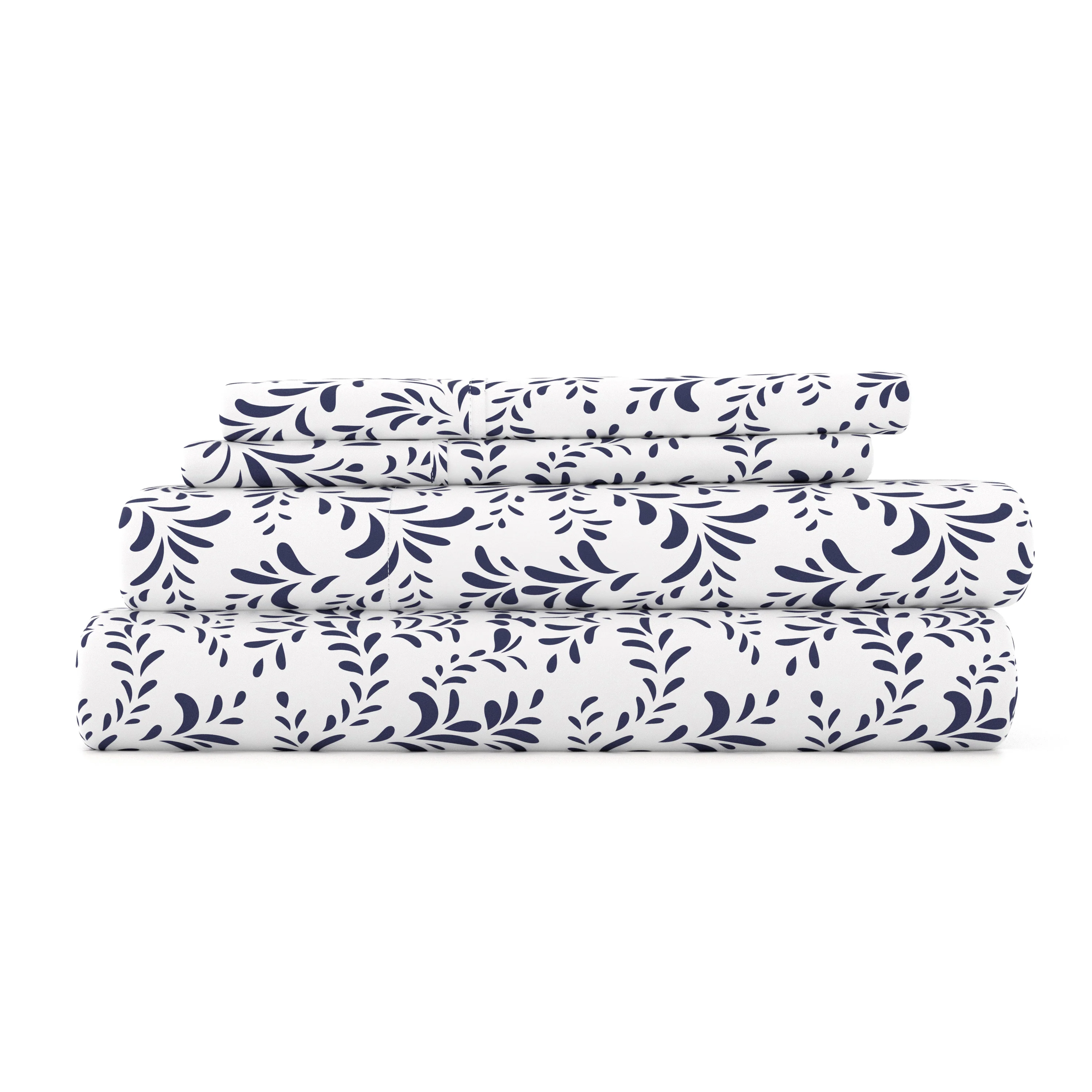 Burst of Vines Pattern 4-Piece Sheet Set - Image 3