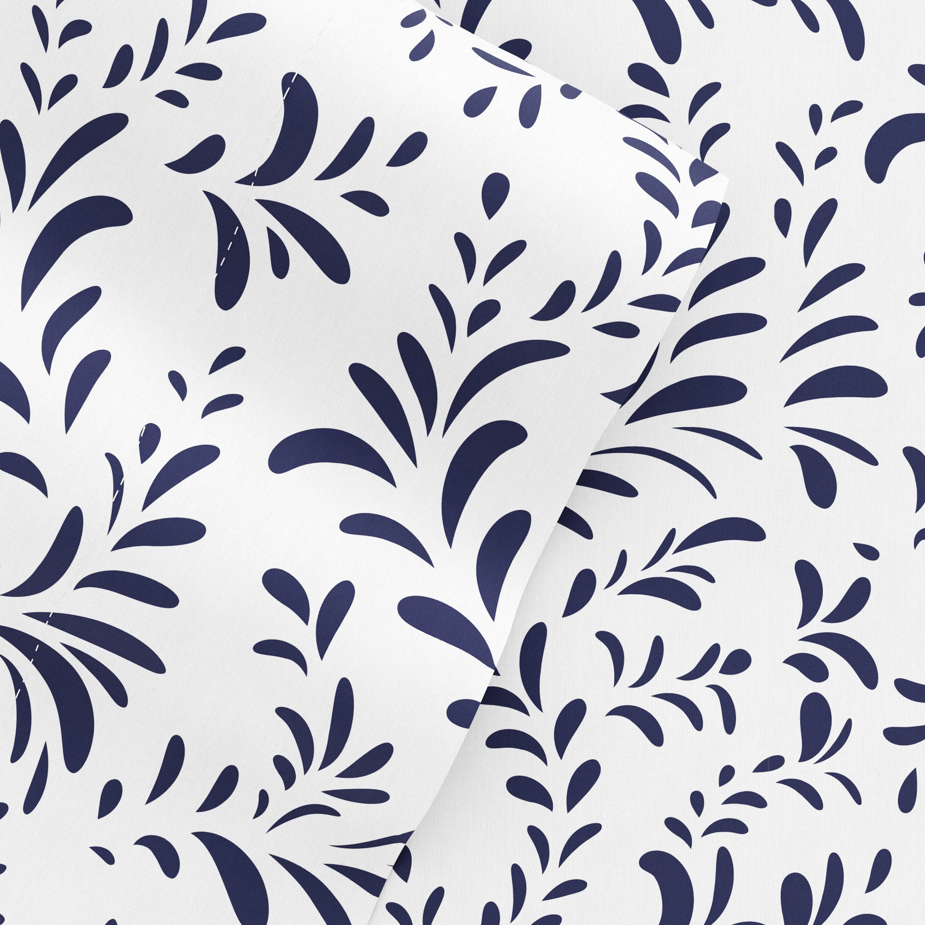 Burst of Vines Pattern 4-Piece Sheet Set - Image 6