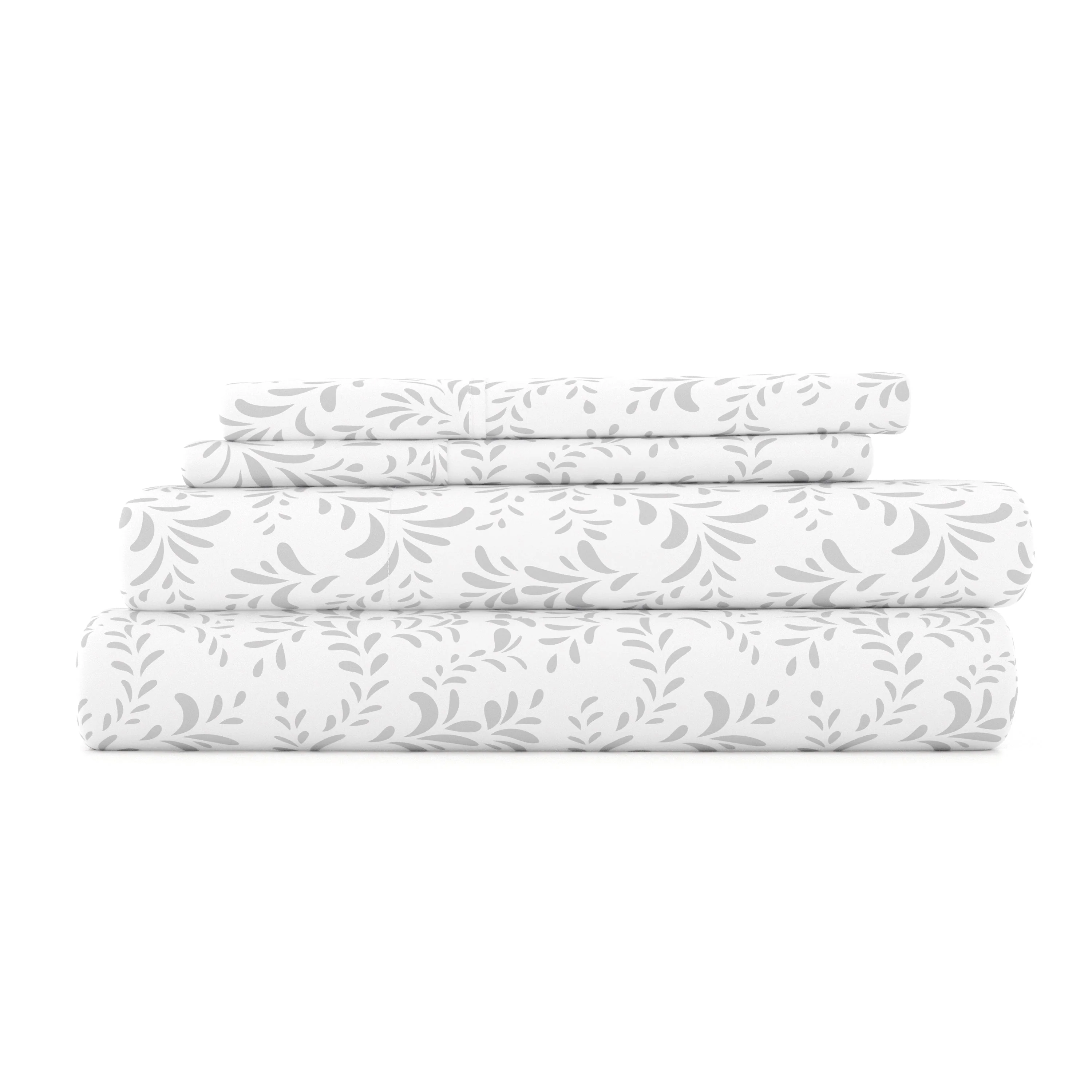 Burst of Vines Pattern 4-Piece Sheet Set - Sale - Image 2