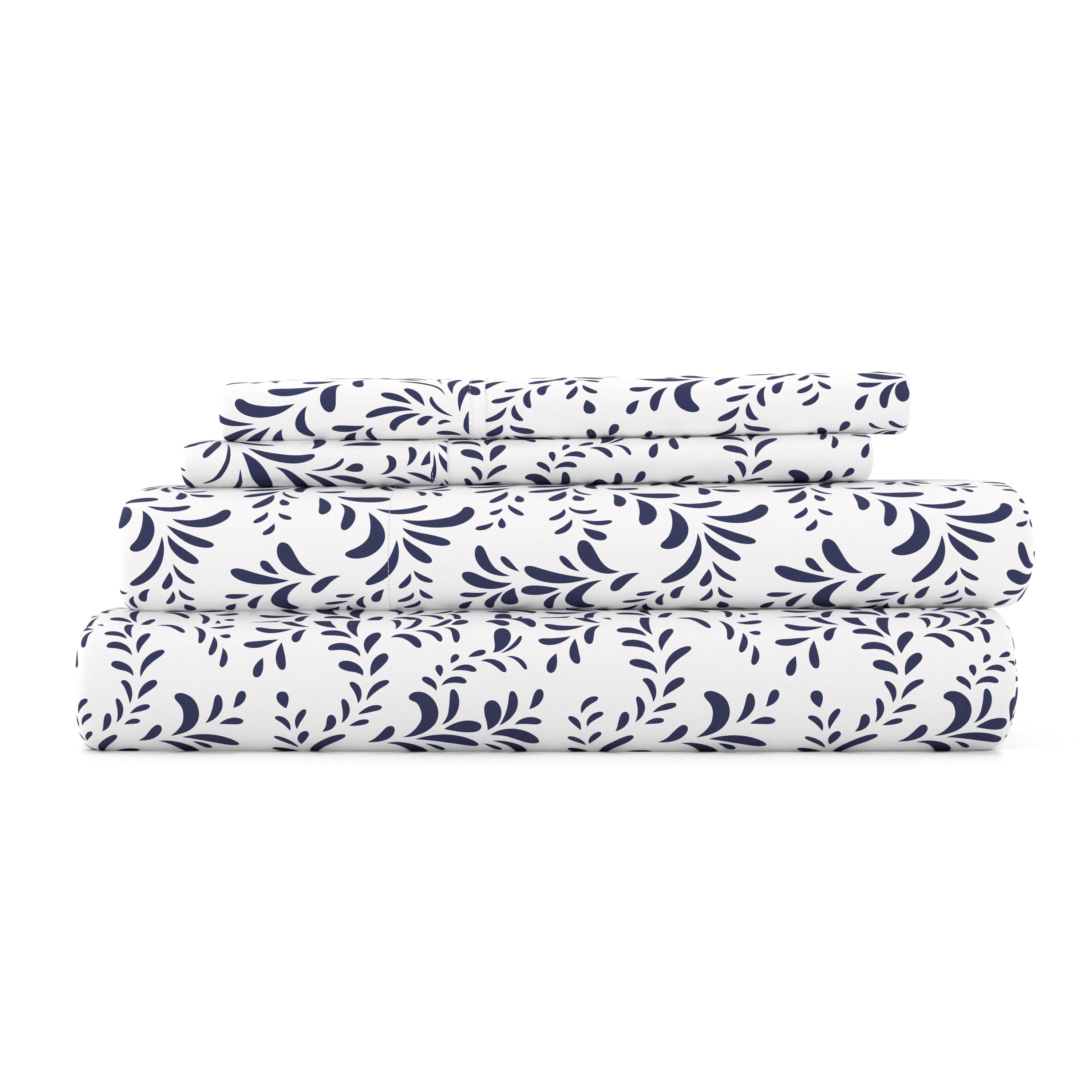 Burst of Vines Pattern 4-Piece Sheet Set - Sale - Image 3