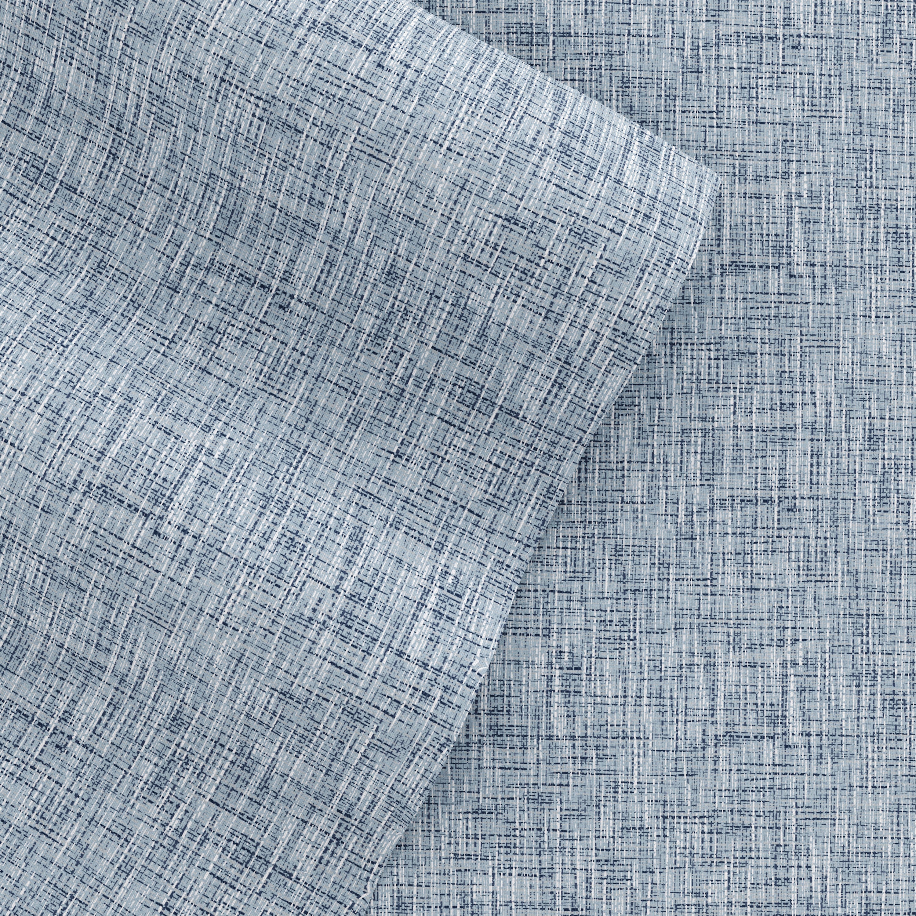 Chambray Style Pattern 4-Piece Sheet Set - Image 4