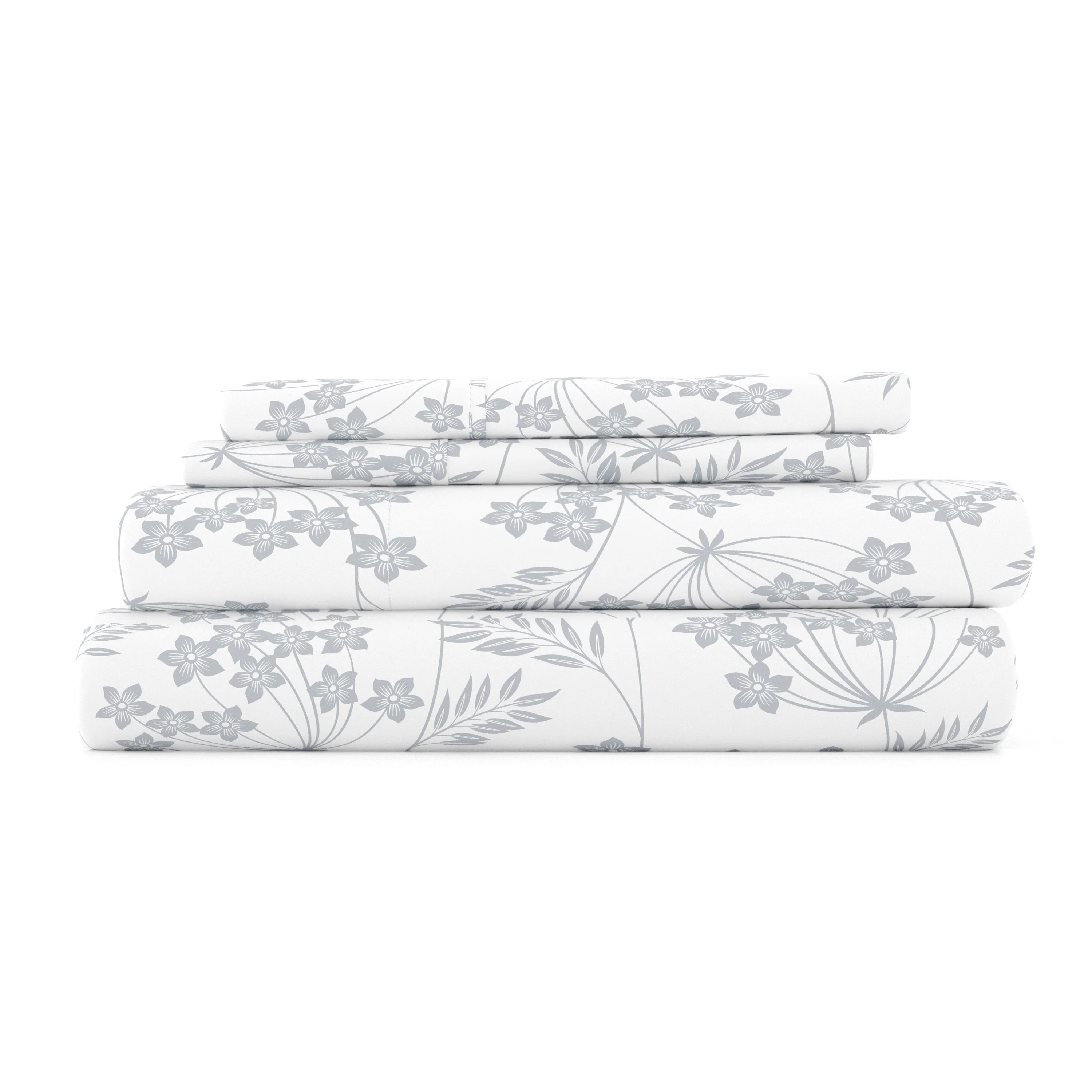 Chantilly Lace Style Pattern 4-Piece Sheet Set - Sale