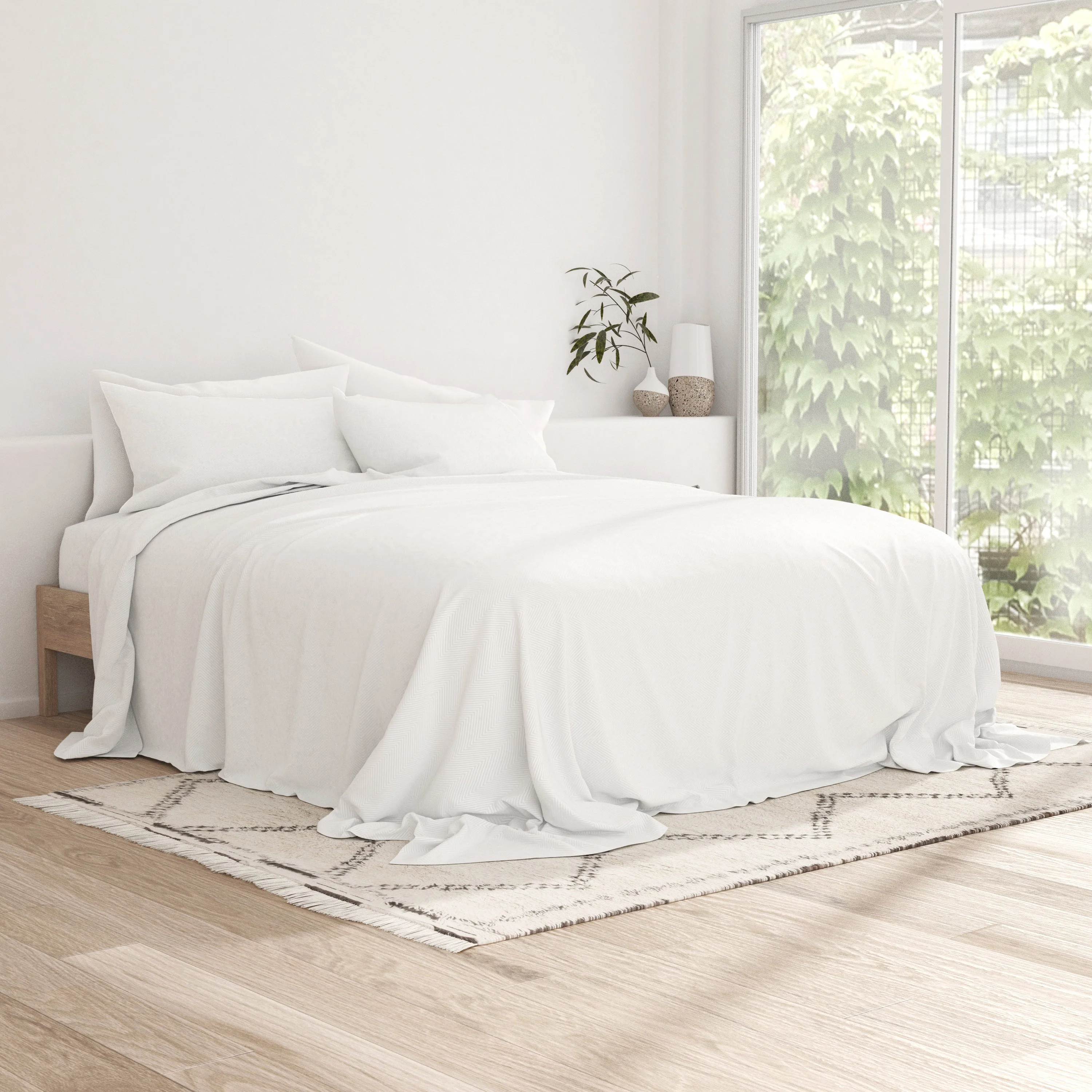 Chevron Embossed 4-Piece Sheet Set - Sale - Image 22