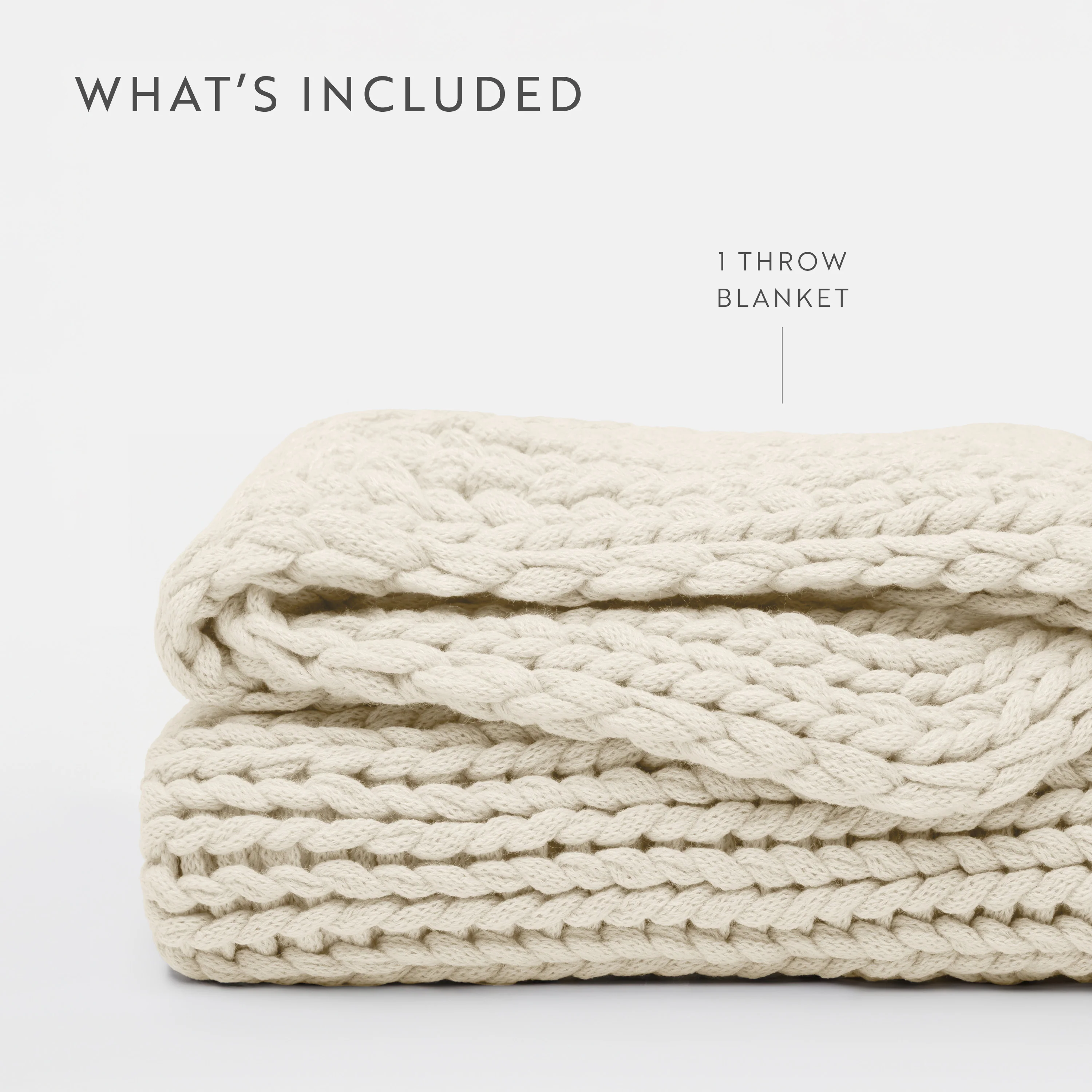 Chunky Knit Throw Blanket - Image 39