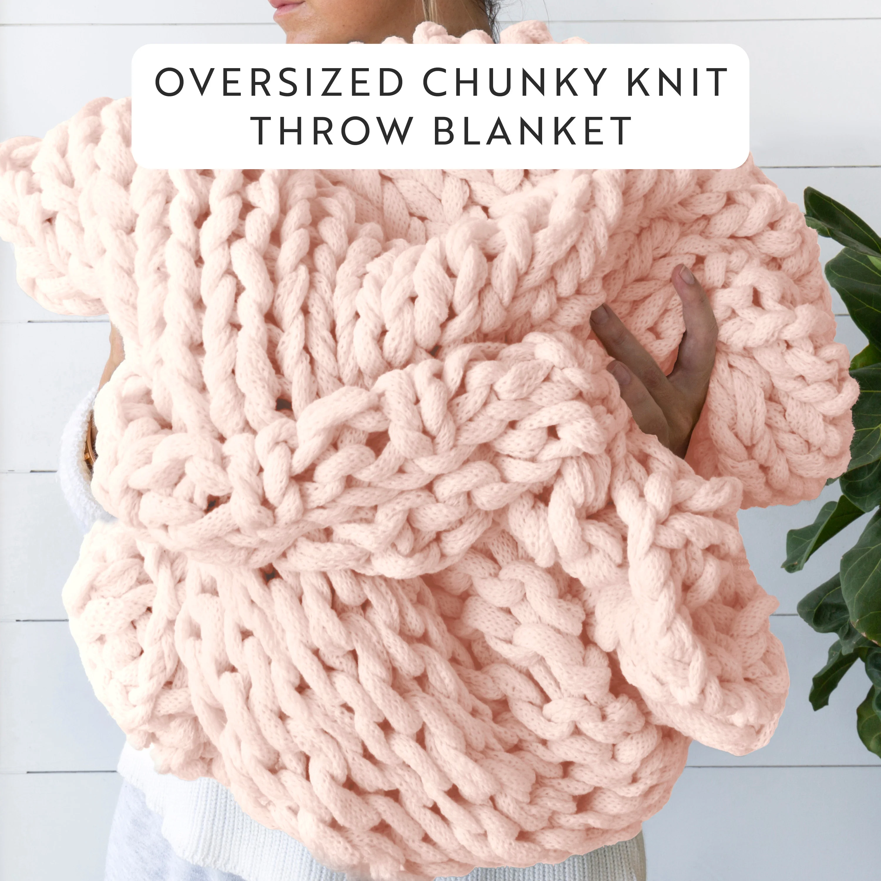 Chunky Knit Throw Blanket - Image 20