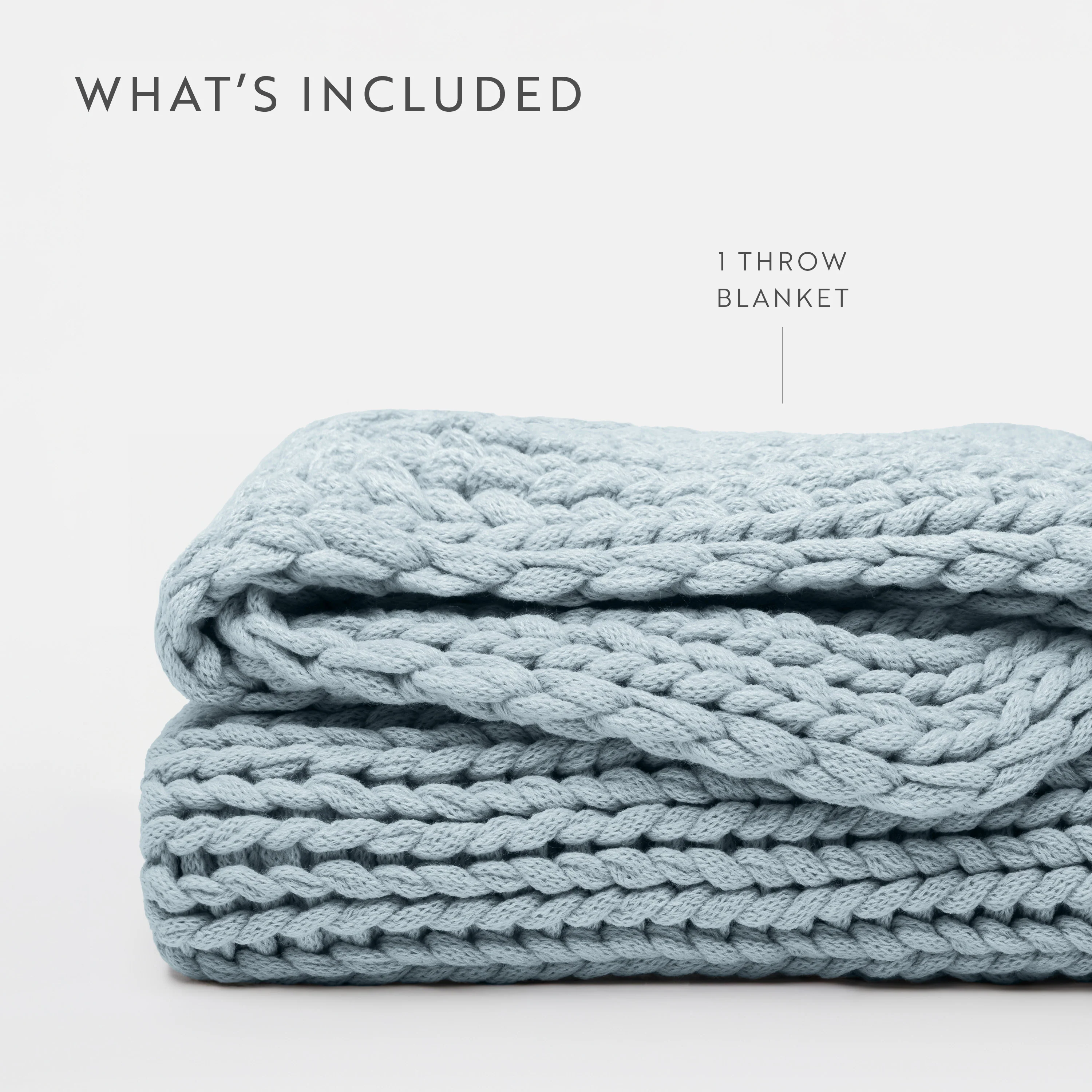 Chunky Knit Throw Blanket - Image 37