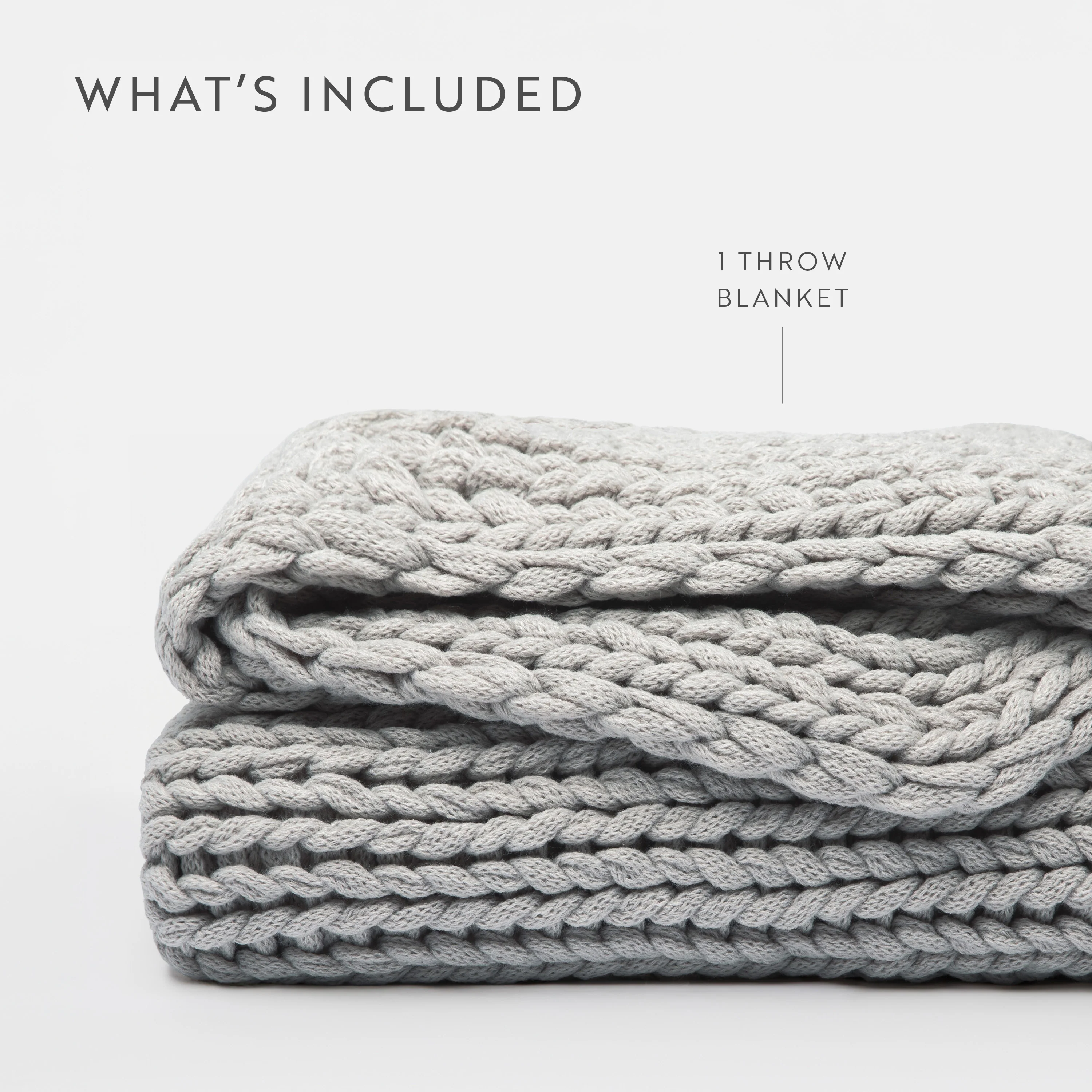 Chunky Knit Throw Blanket - Image 40
