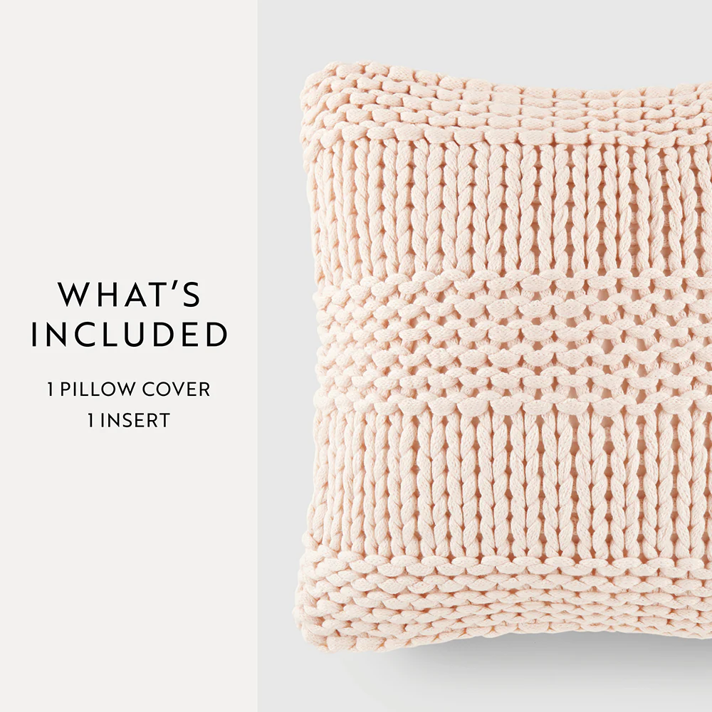 Chunky Knit Stitch Throw Pillow - Image 31