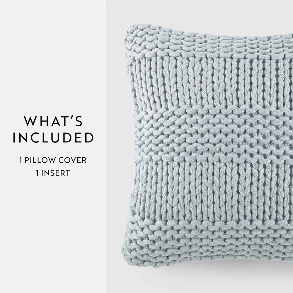 Chunky Knit Stitch Throw Pillow - Image 32