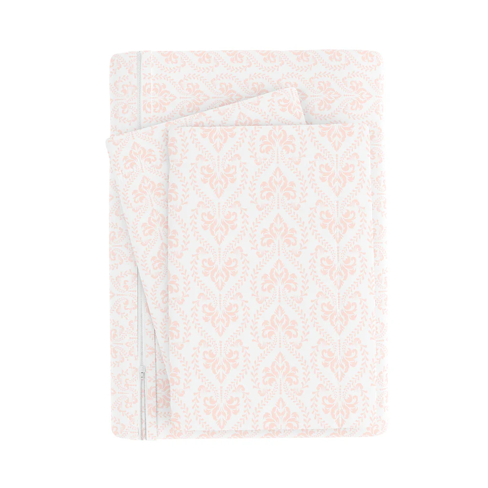 Classic in Pink Pattern 3-Piece Duvet Cover Set - Image 6