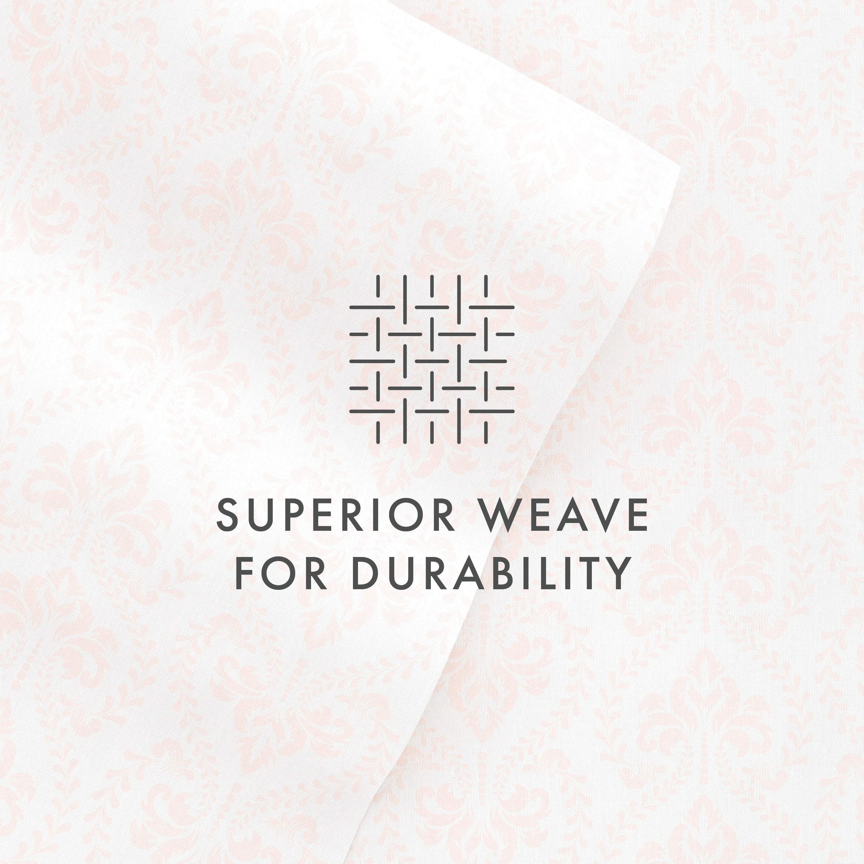 Classic in Pink Pattern 4-Piece Sheet Set - Image 8