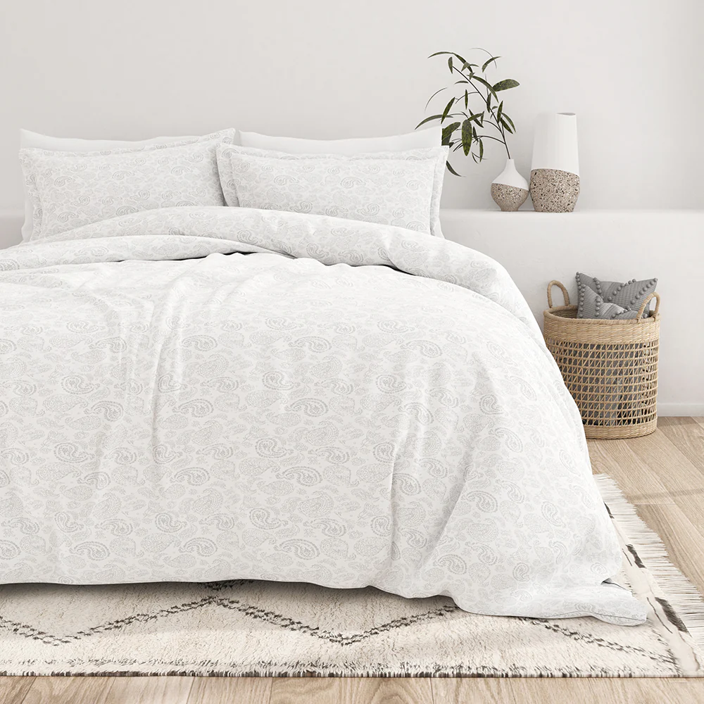 Coarse Paisley Pattern 3-Piece Duvet Cover Set - Image 2