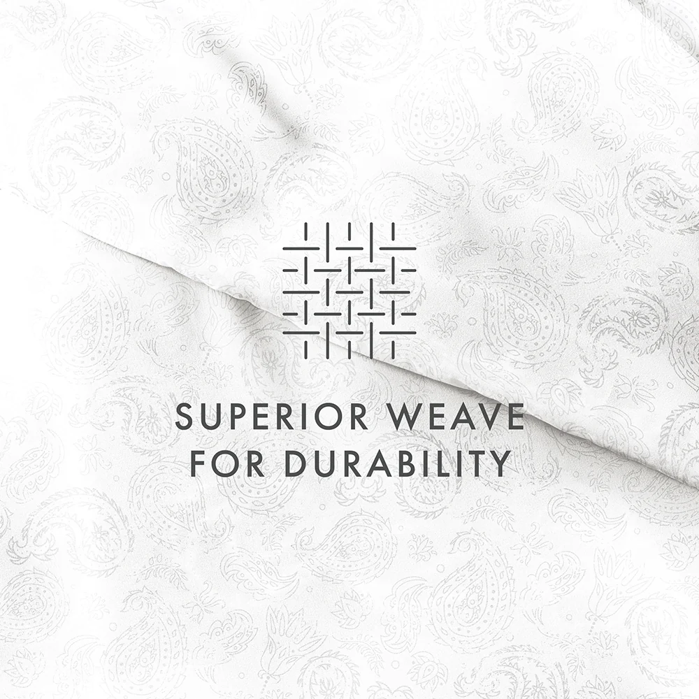 Coarse Paisley Pattern 3-Piece Duvet Cover Set - Image 20