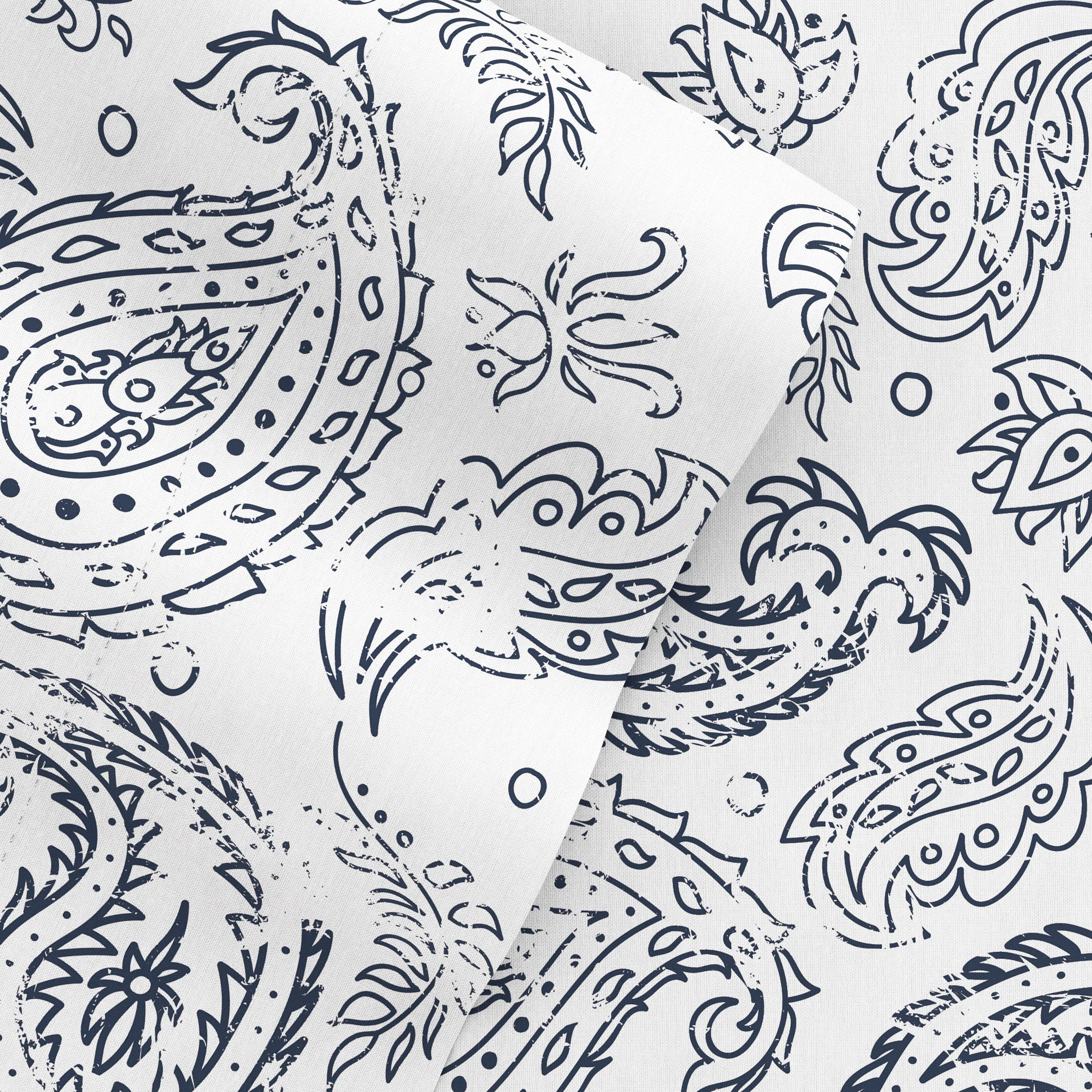 Coarse Paisley Pattern 4-Piece Sheet Set - Sale - Image 3