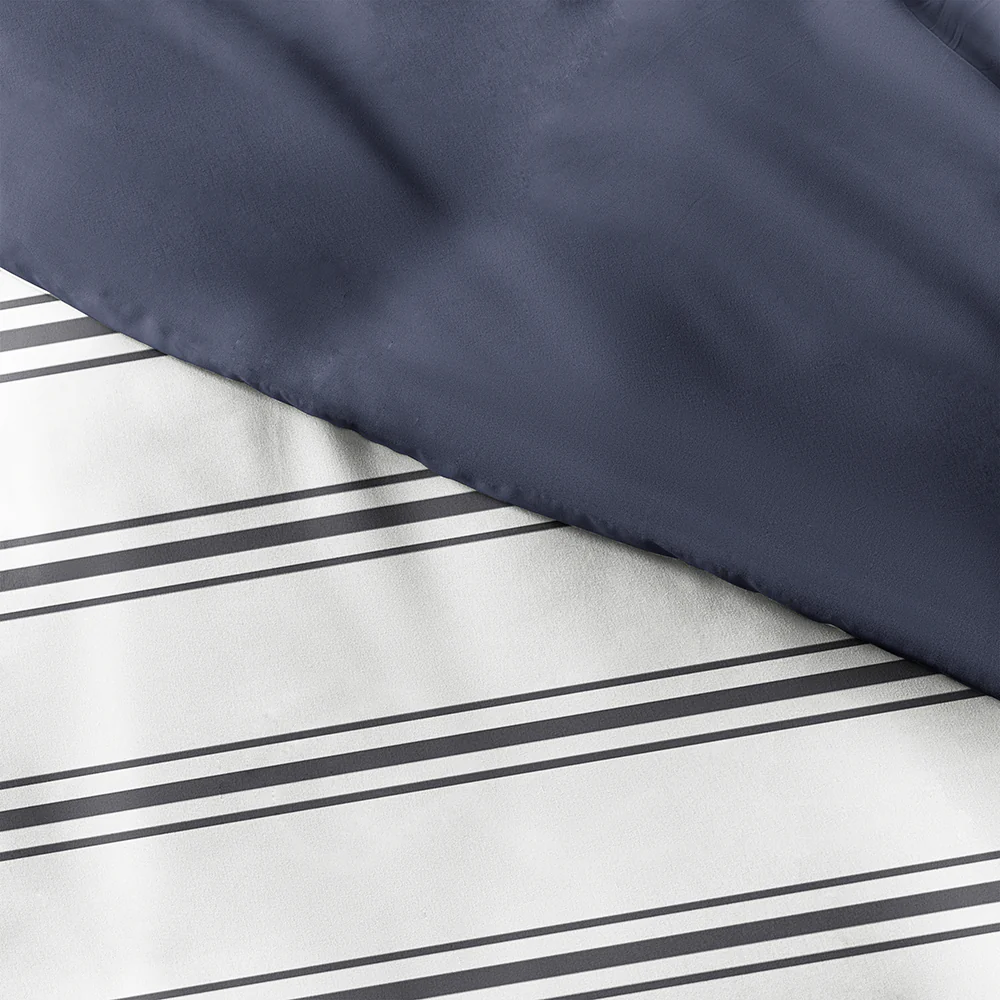 Desert Stripe Pattern 3-Piece Reversible Duvet Cover Set - Image 17