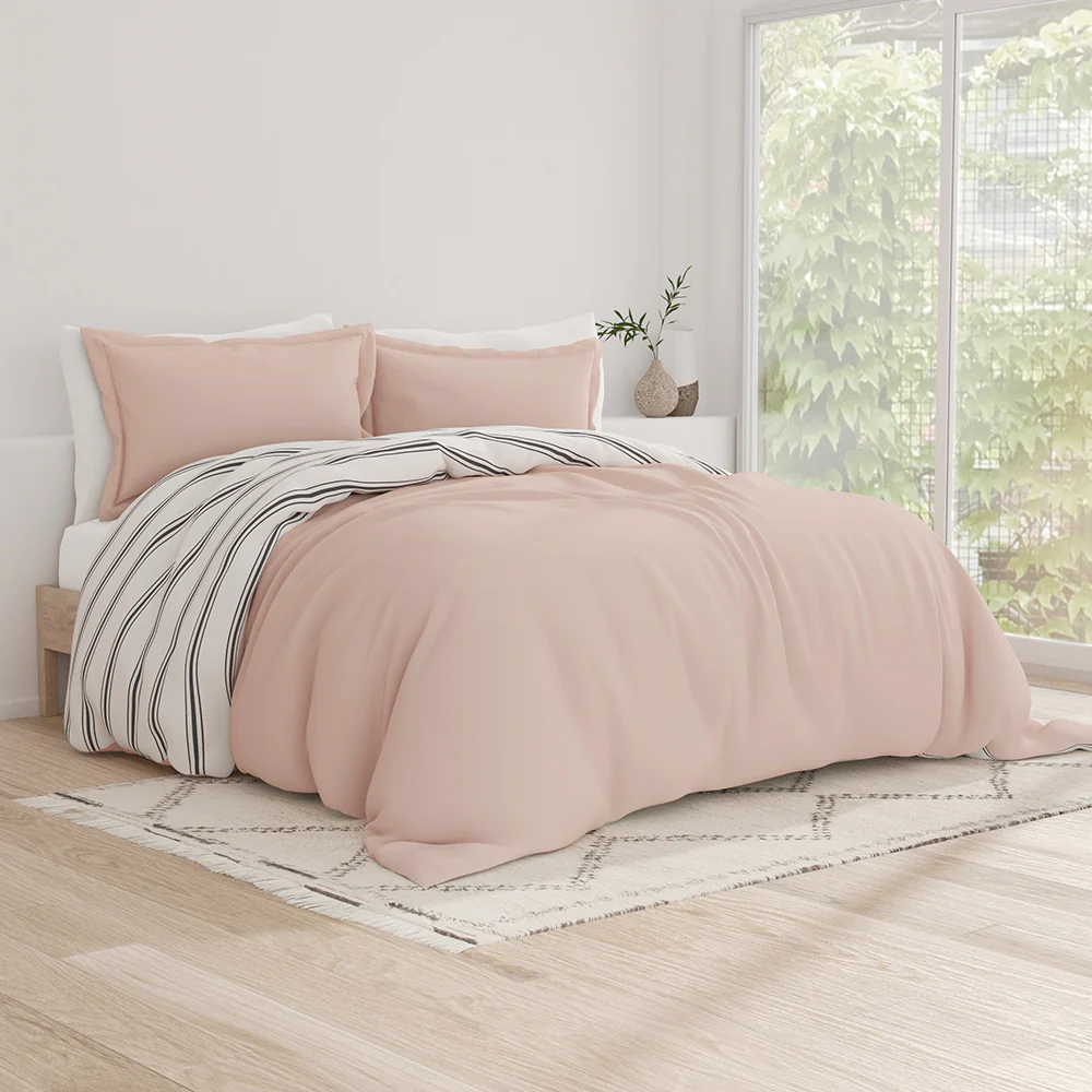Desert Stripe Pattern 3-Piece Reversible Duvet Cover Set - Image 8