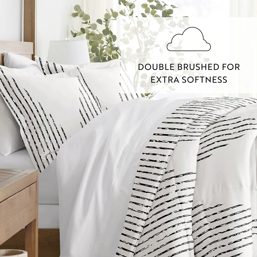 Diamond Stripe Down-Alternative Comforter Set - Image 7