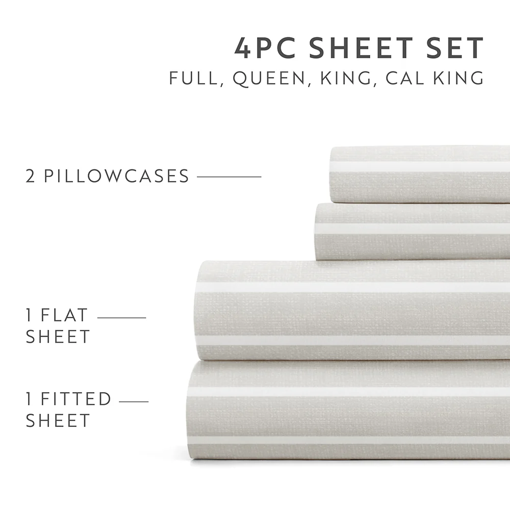 Distressed Awning Stripe 4-Piece Pattern Sheet Set - Image 35