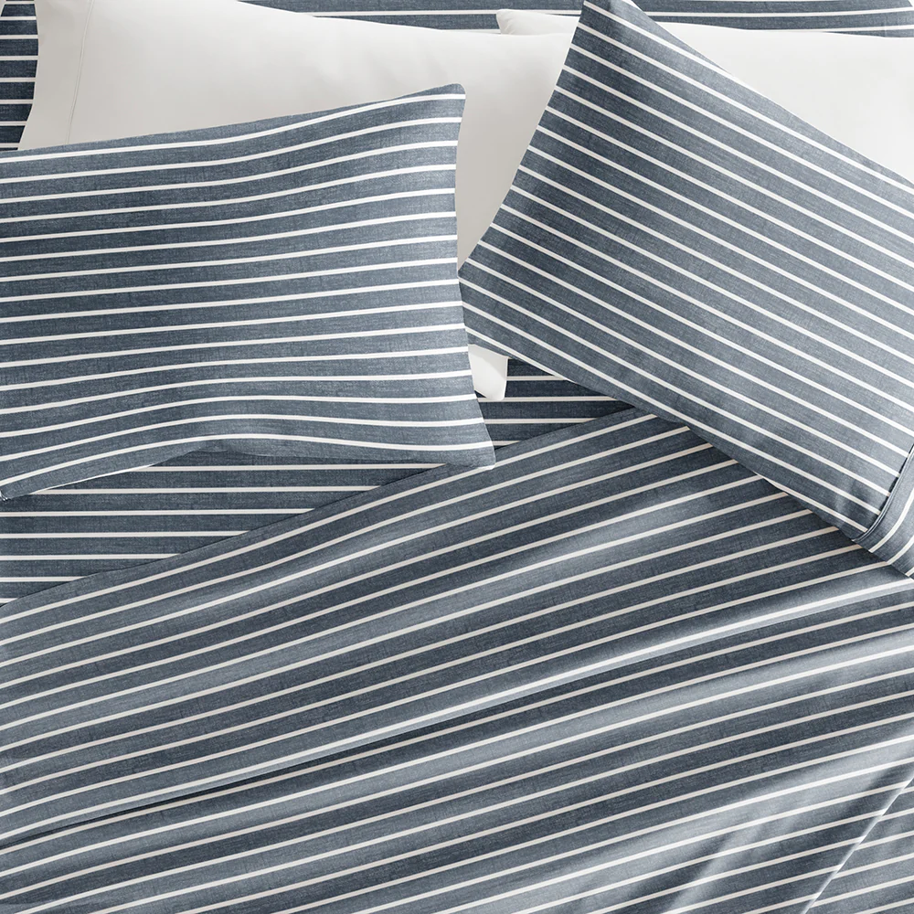 Distressed Awning Stripe 4-Piece Pattern Sheet Set - Image 9